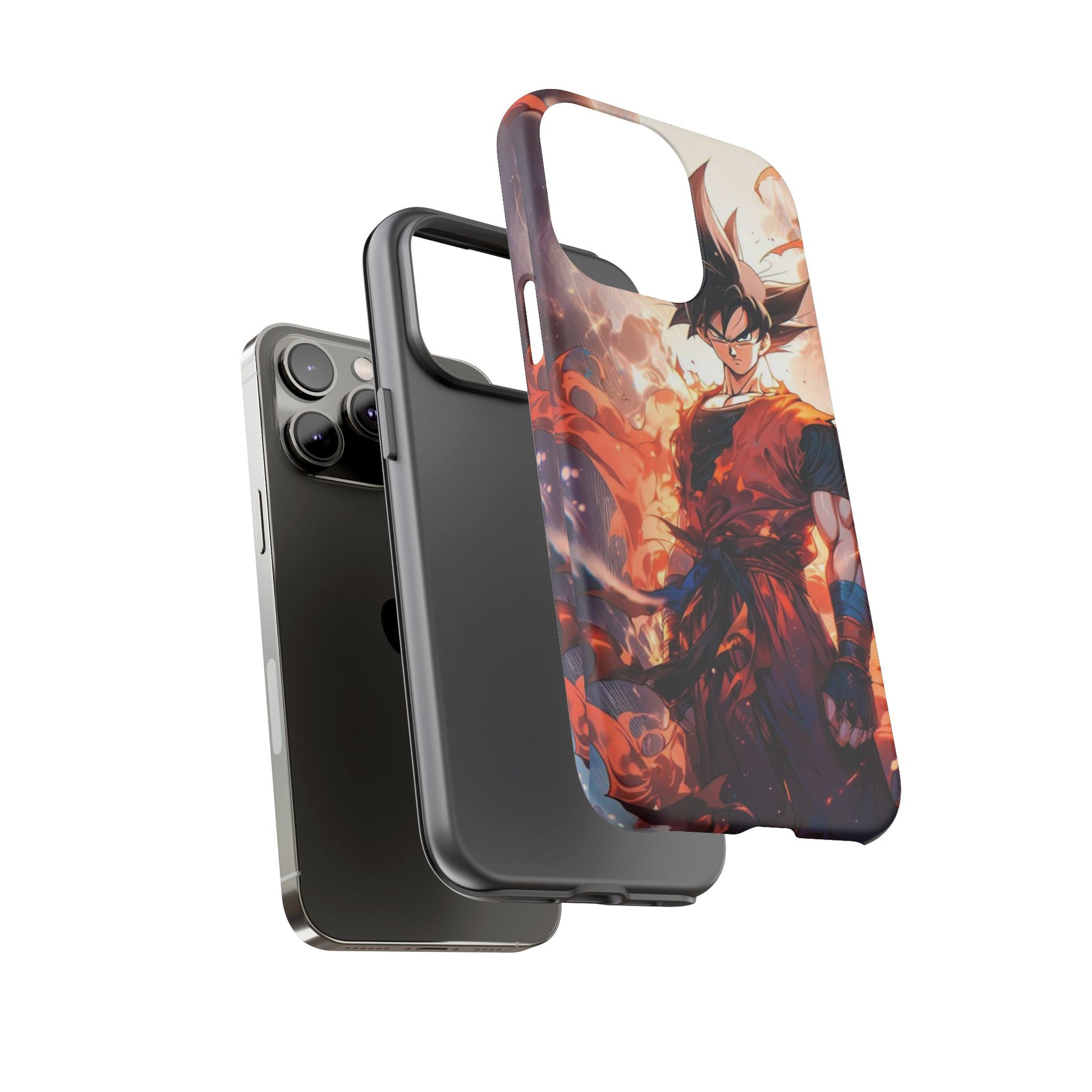 Anime Manga Dragon Ball Z Goku Tough Cases for iPhones, Samsung, and Pixel