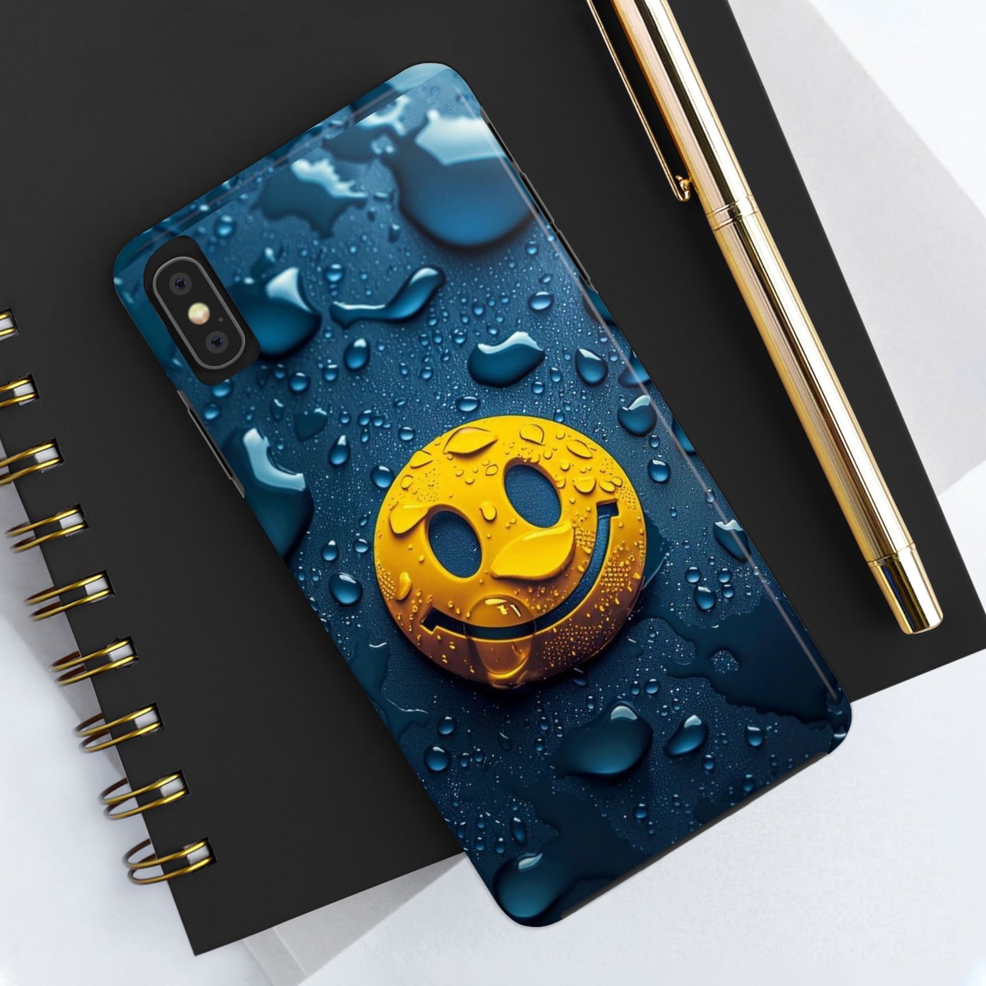 Be Happy Smiley Face Phone Cases for iPhones & Samsung Phones