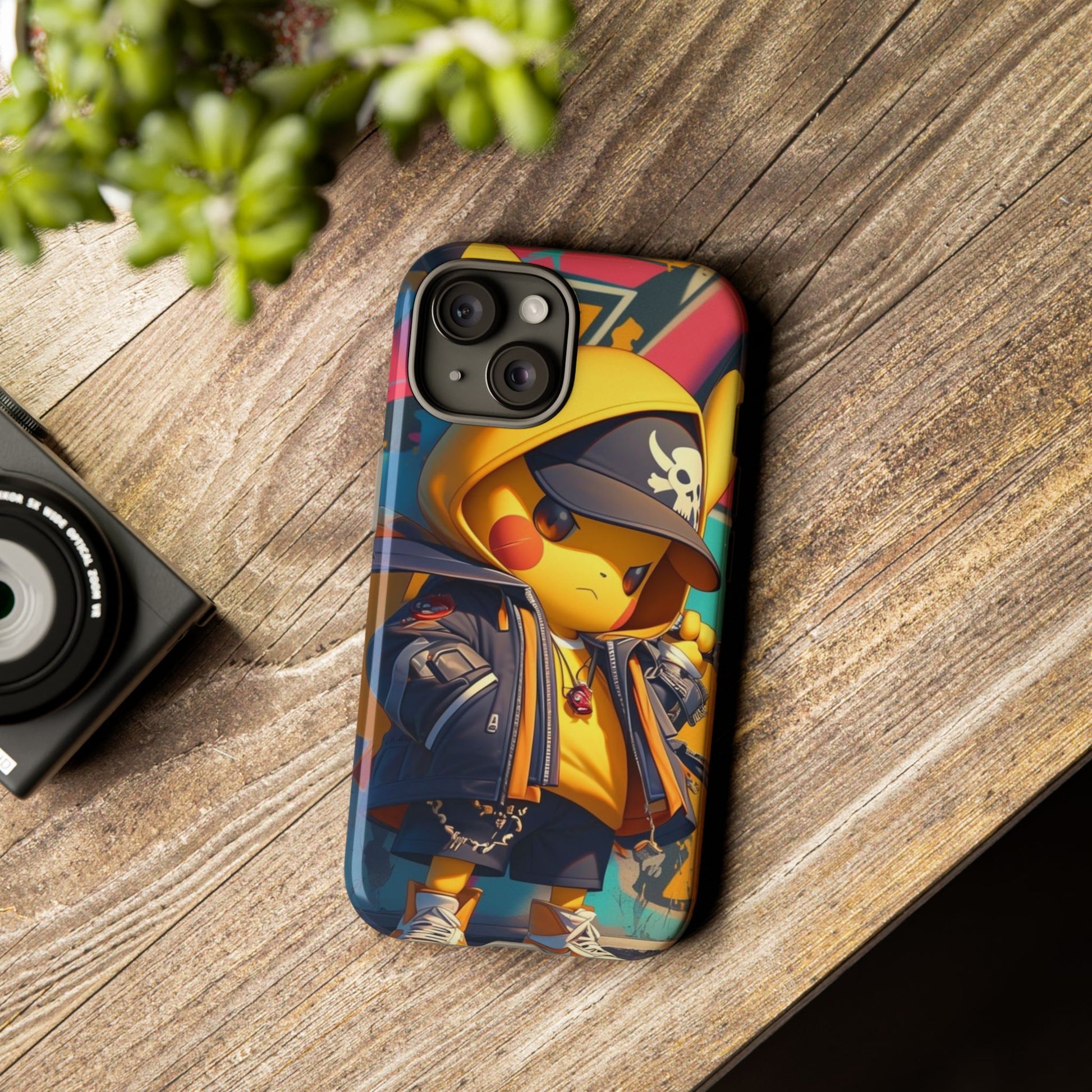 Cute Poke Bear Phone Case, Tough Cases for iPhones, Samsung, and Pixel