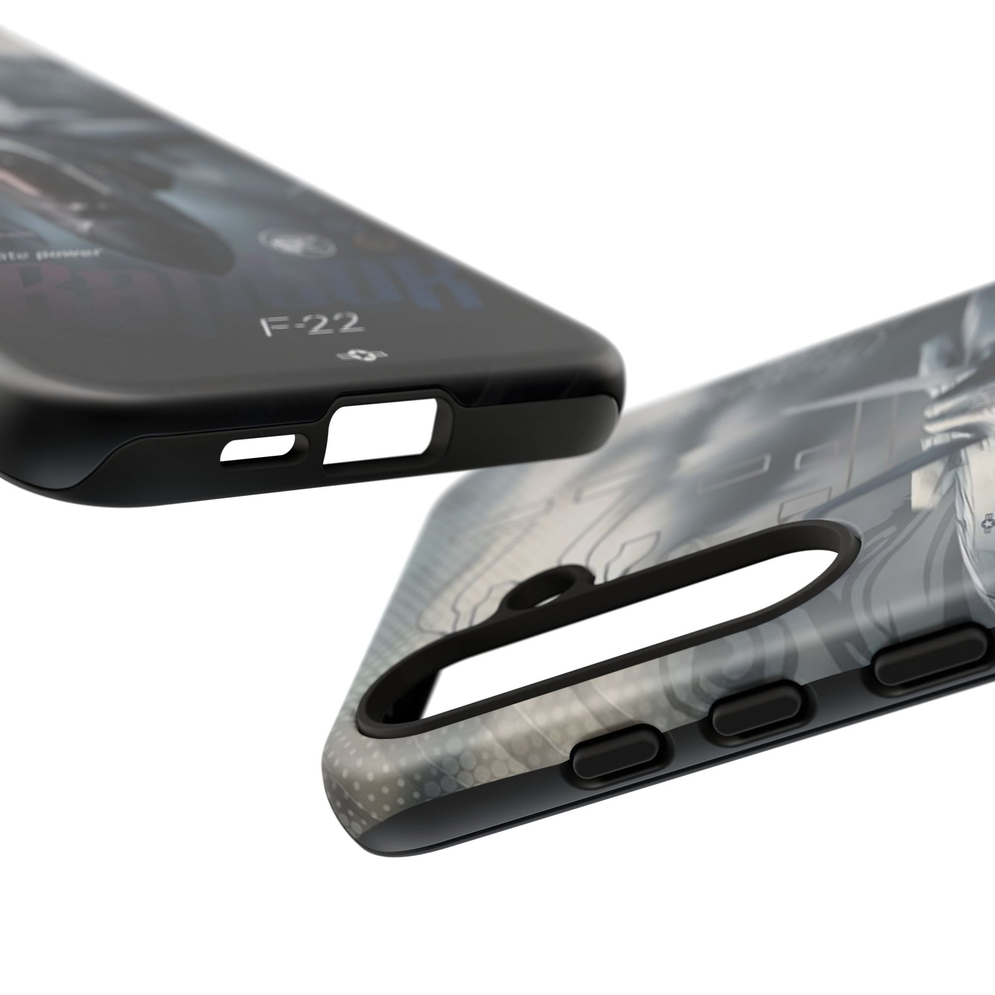 F-22 Raptor Fighter Jet Tough Cases for iPhones, Samsung, and Pixel