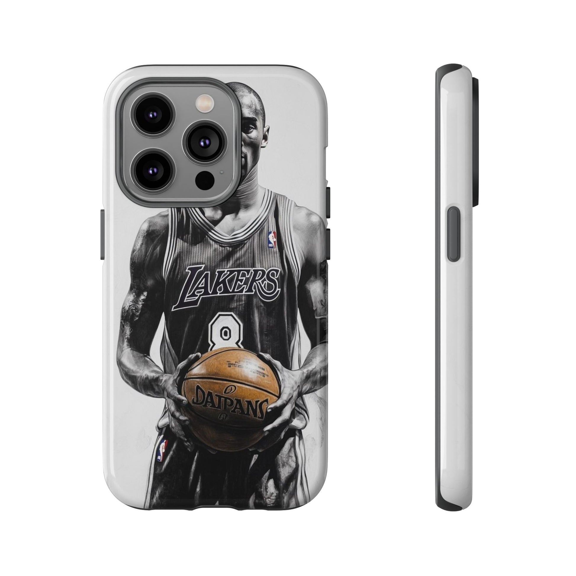 Kobe Basketball Art Tough Cases for iPhones, Samsung, and Pixel