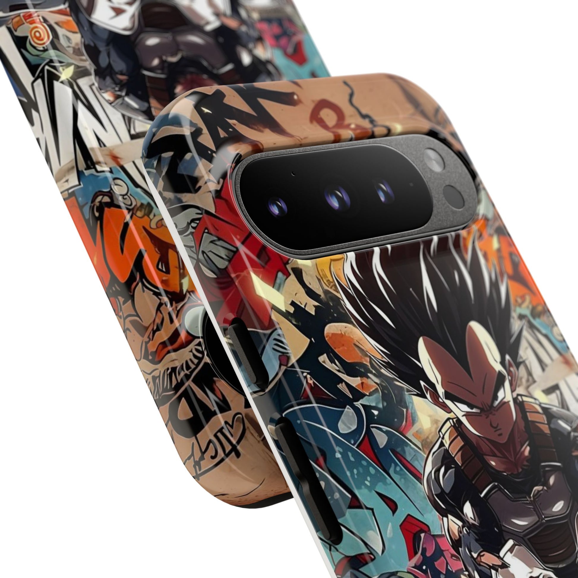 Anime Vegeta Dragon ball Z Tough Cases for iPhones, Samsung, and Pixel