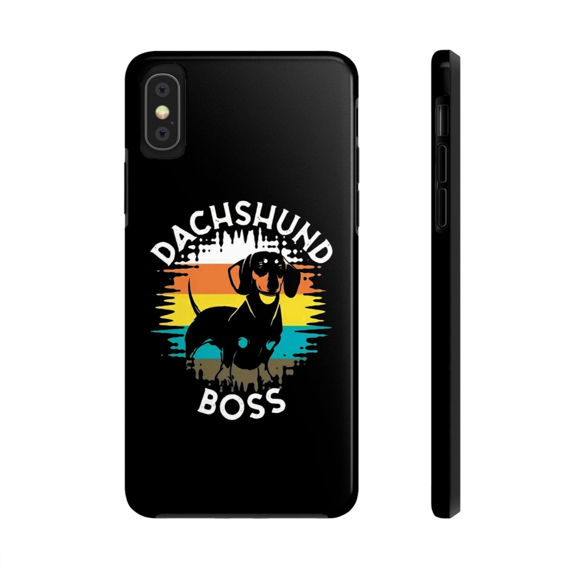 Dachshund Boss Theme Phone Cases for iPhones & Samsung Phones