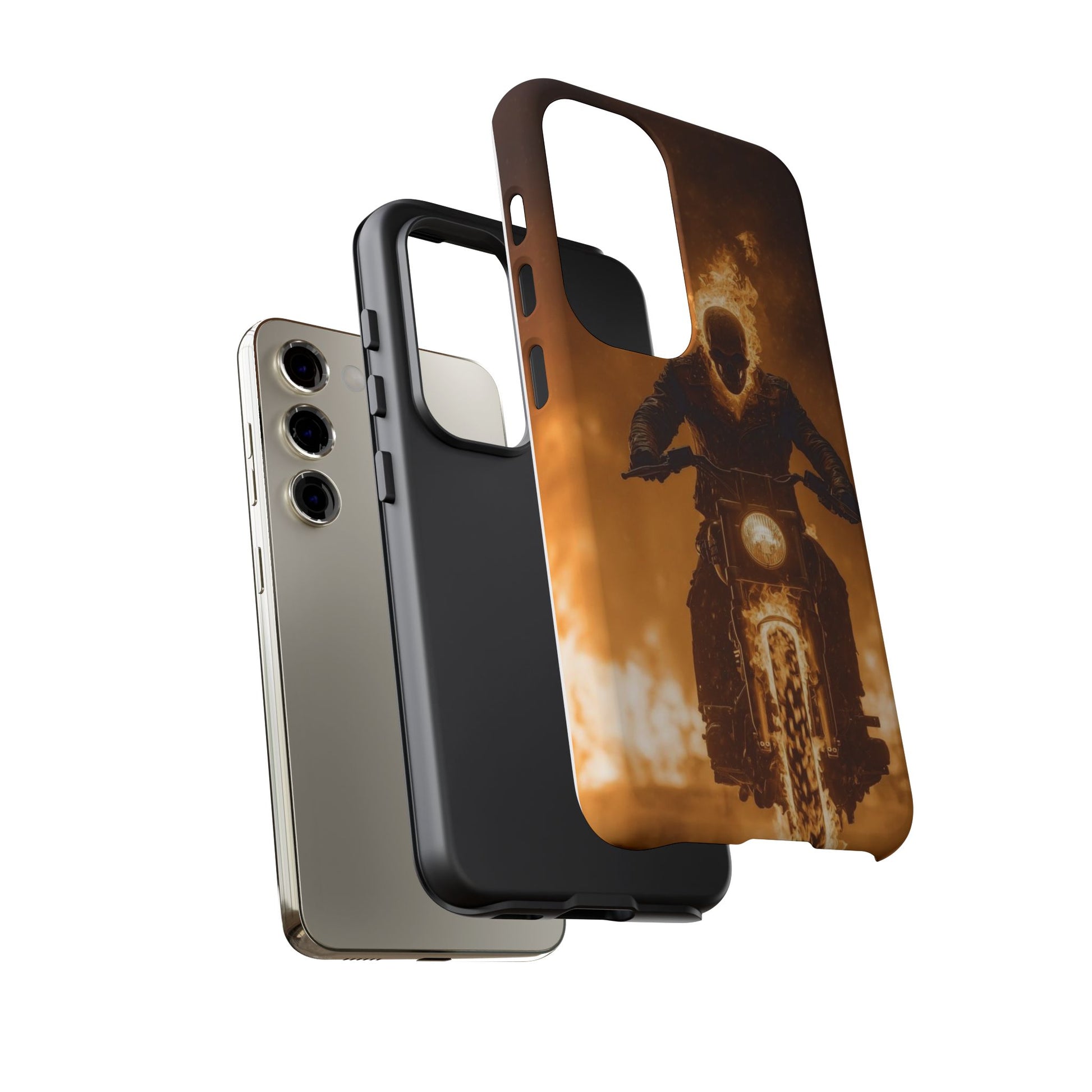 Marvel's Ghostrider Tough Cases for iPhones, Samsung, and Pixel