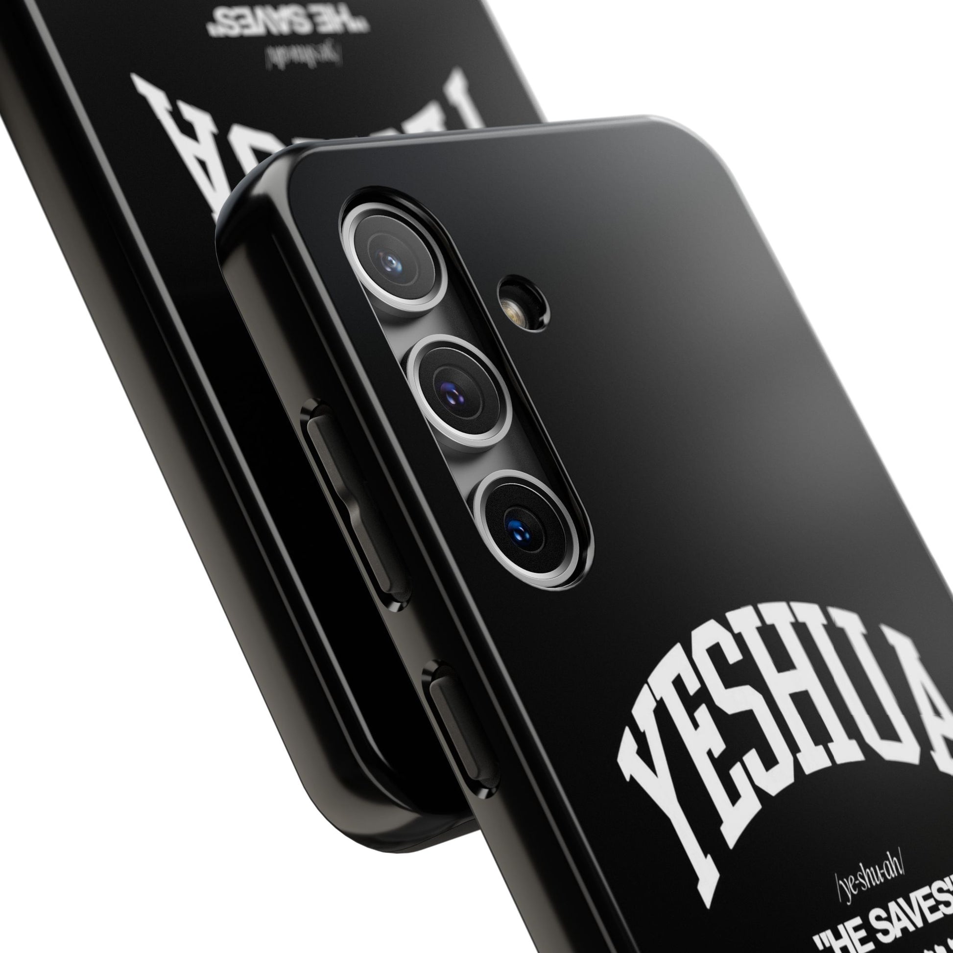 Yeshua He Saves Christian Theme Phone Cases for iPhones & Samsung Phones