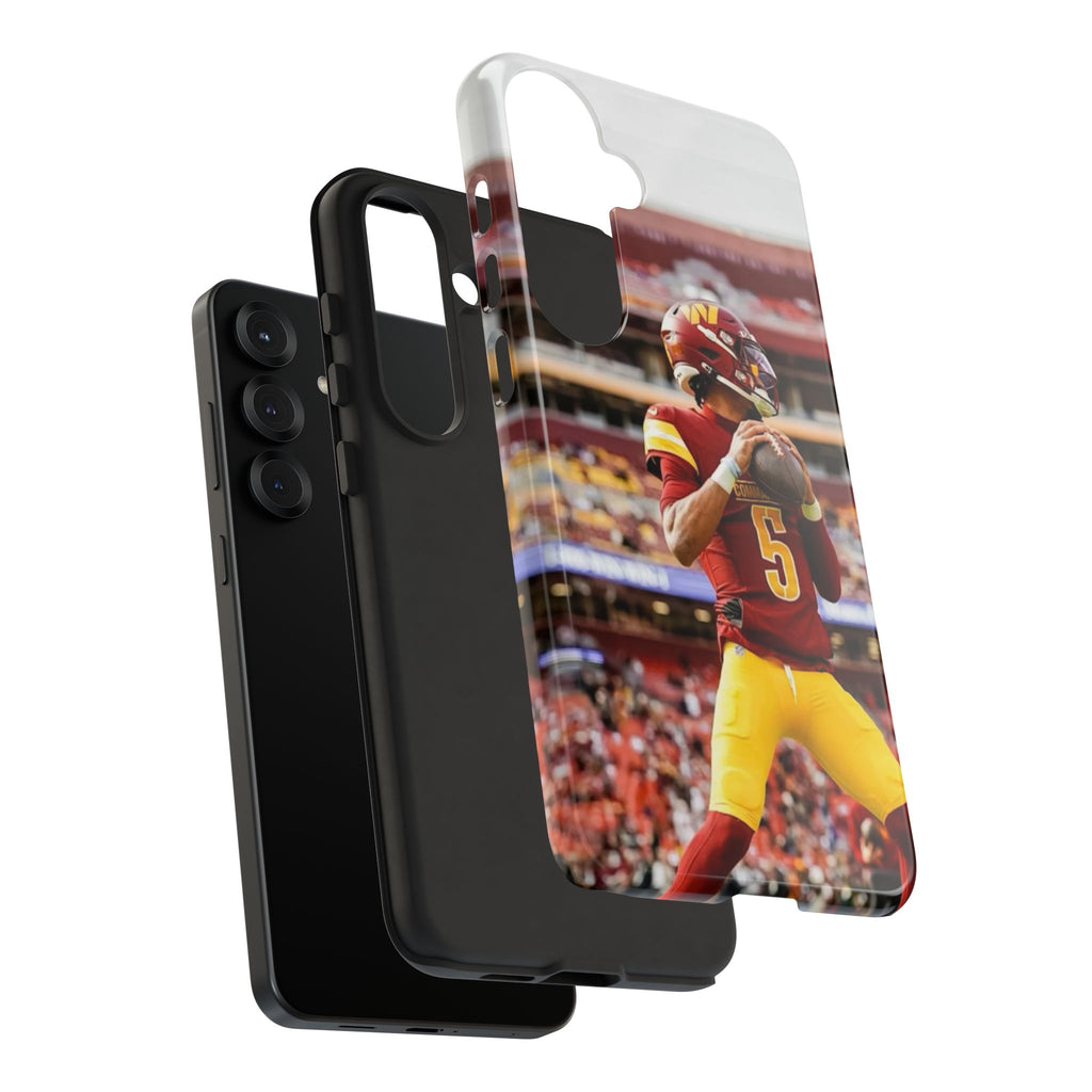 Jayden Daniels Washington Football Tough Cases for iPhones, Samsung, and Pixel