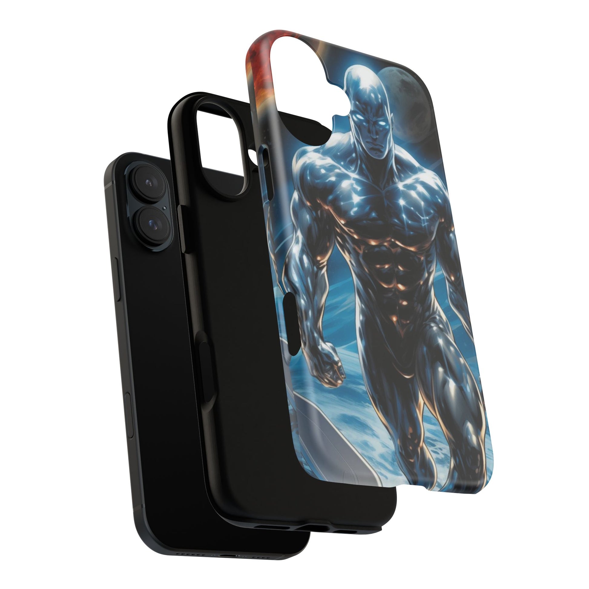 The Silver Surfer Comic Art Phone Case, Tough Cases for iPhones, Samsung, and Pixel