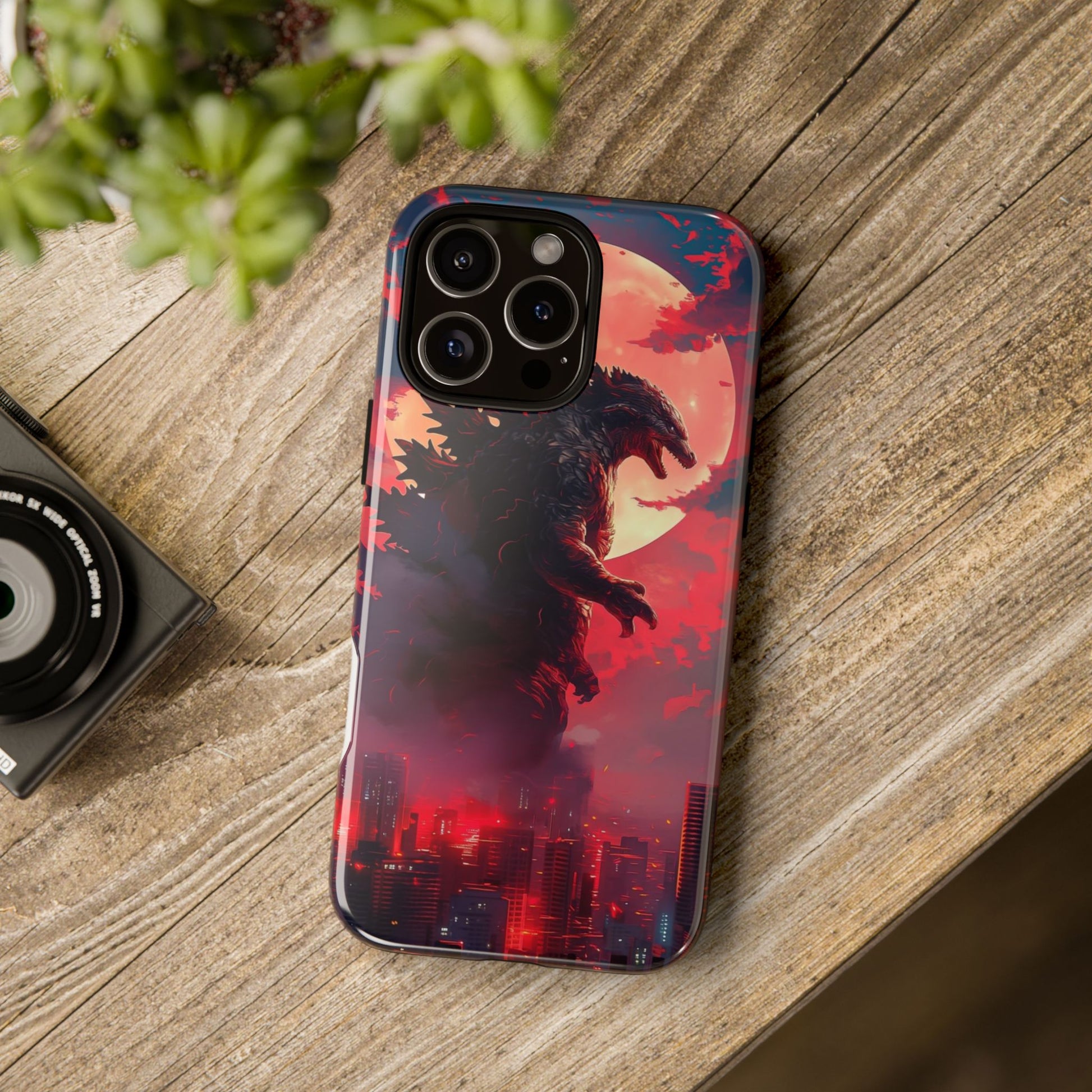King of Monsters Godzilla Tough Phone Cases for iPhones, Samsung, and Pixel