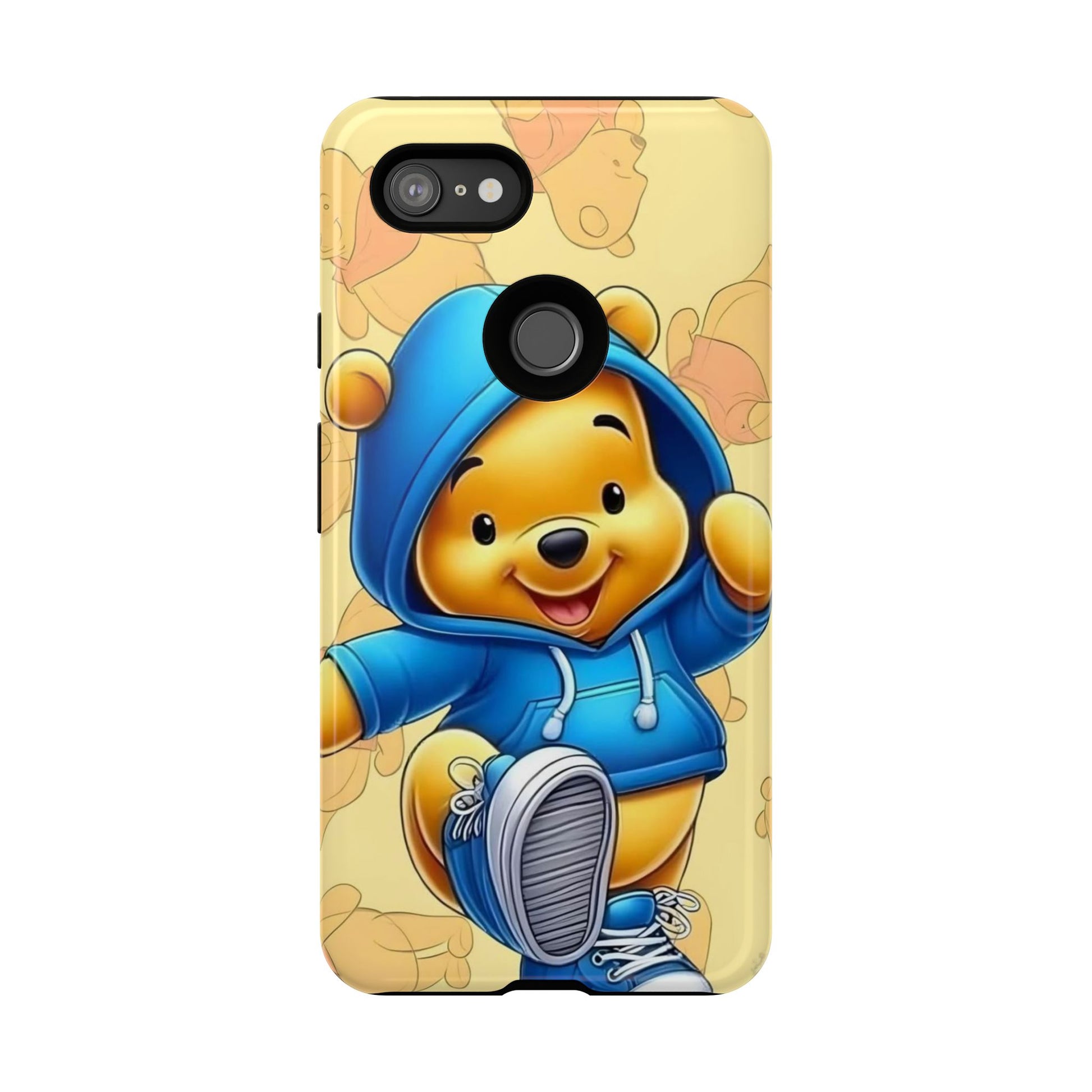 Cute Pooh Bear Phone Case, Tough Case