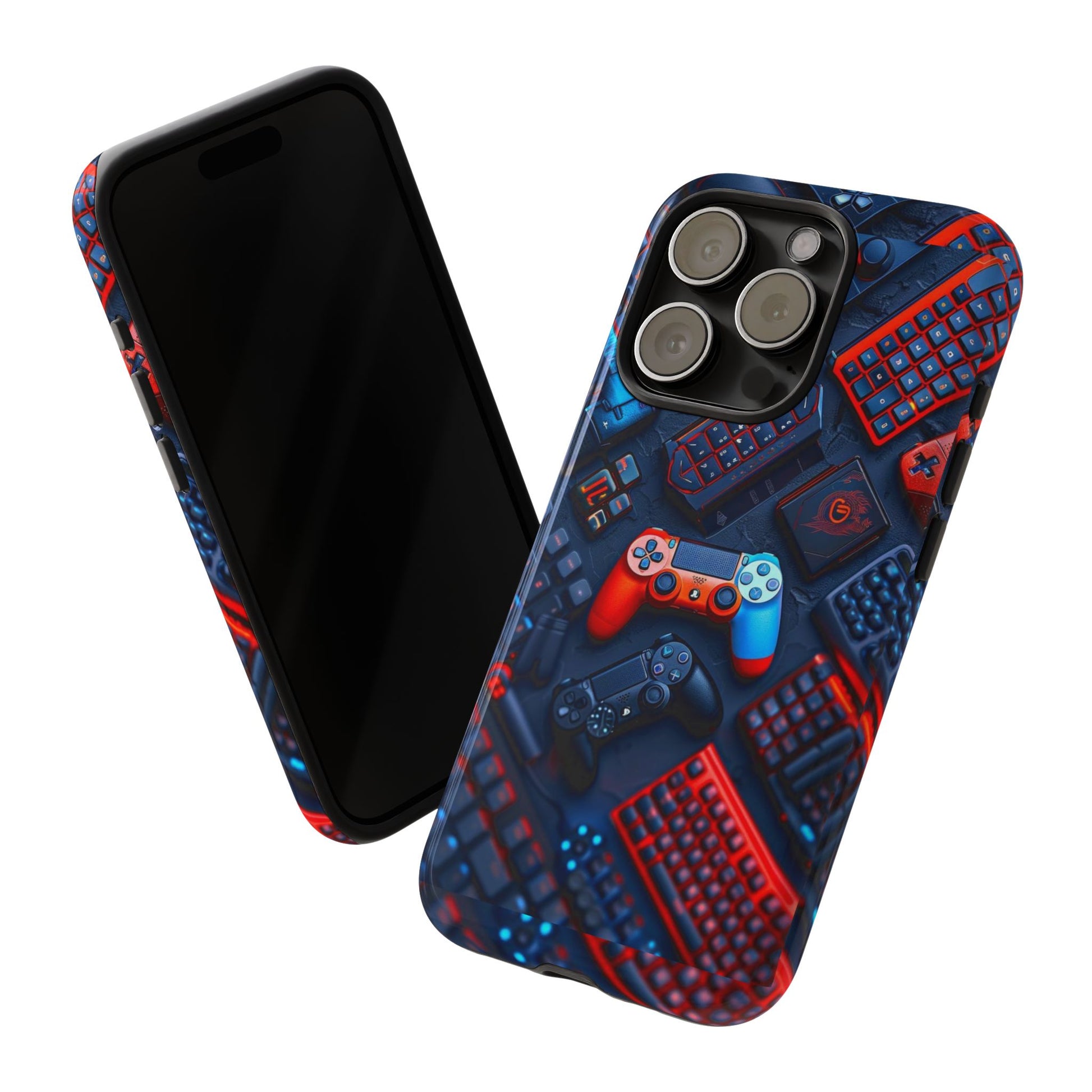 Gamer Themed Controllers Tough Cases for iPhones, Samsung, and Pixel