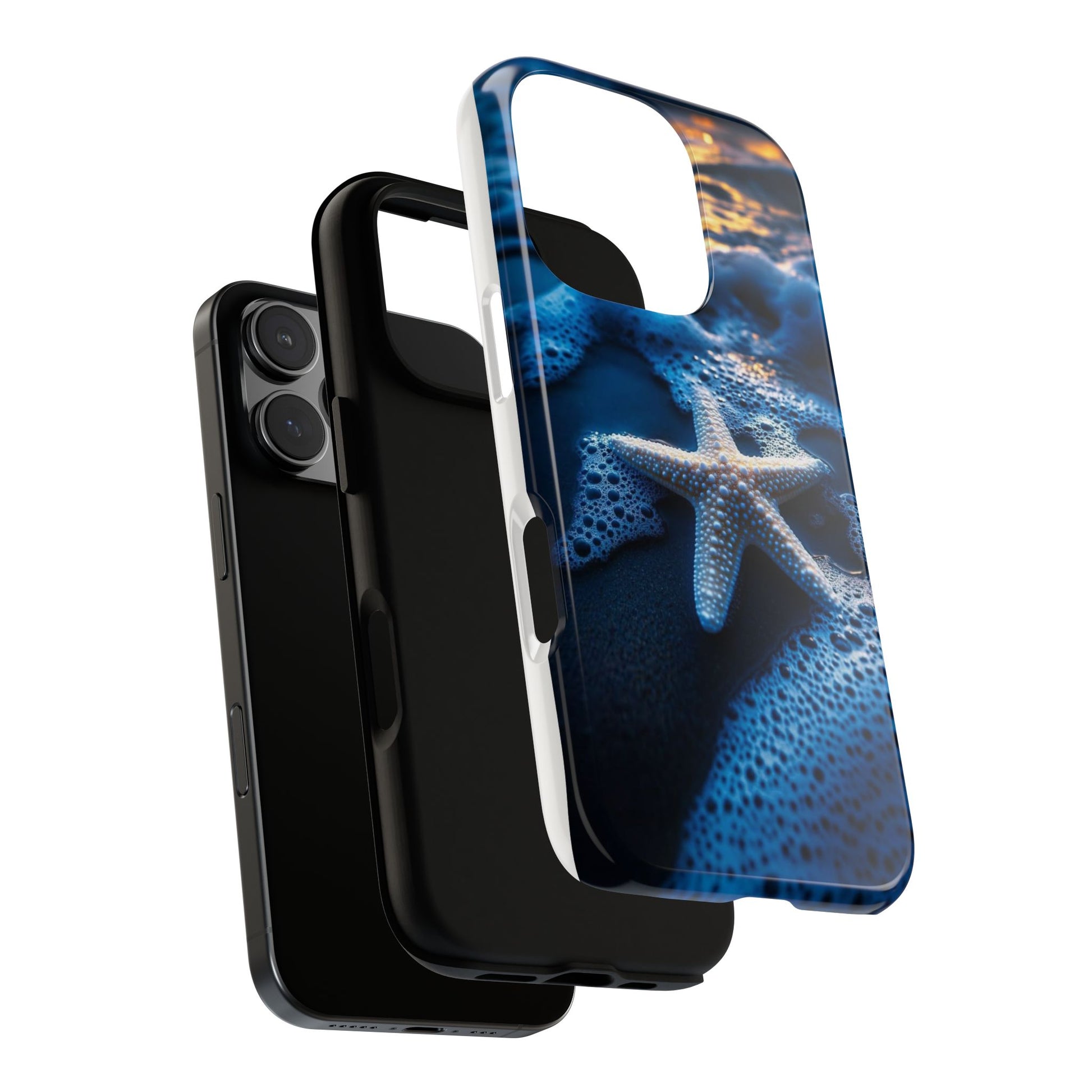 Starfish Beach Tough Cases for iPhones, Samsung, and Pixel