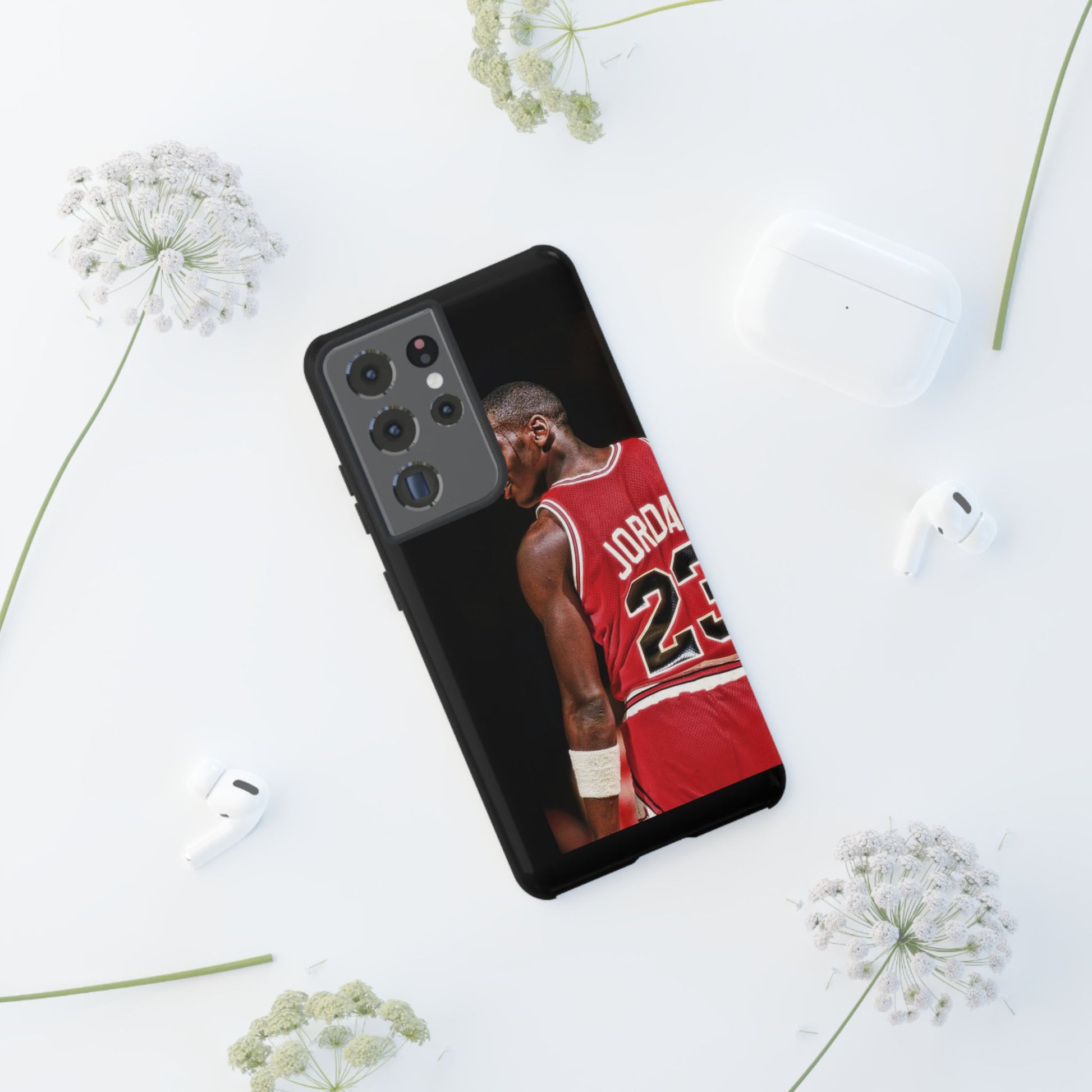 Basketball Legend Michael Jordan Tough Cases for iPhones, Samsung, and Pixel