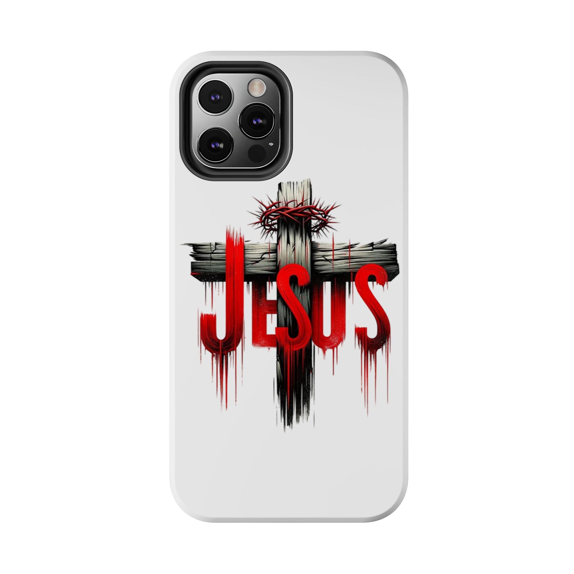 Jesus Cross and Crown Christian Theme Phone Cases for iPhones & Samsung Phones