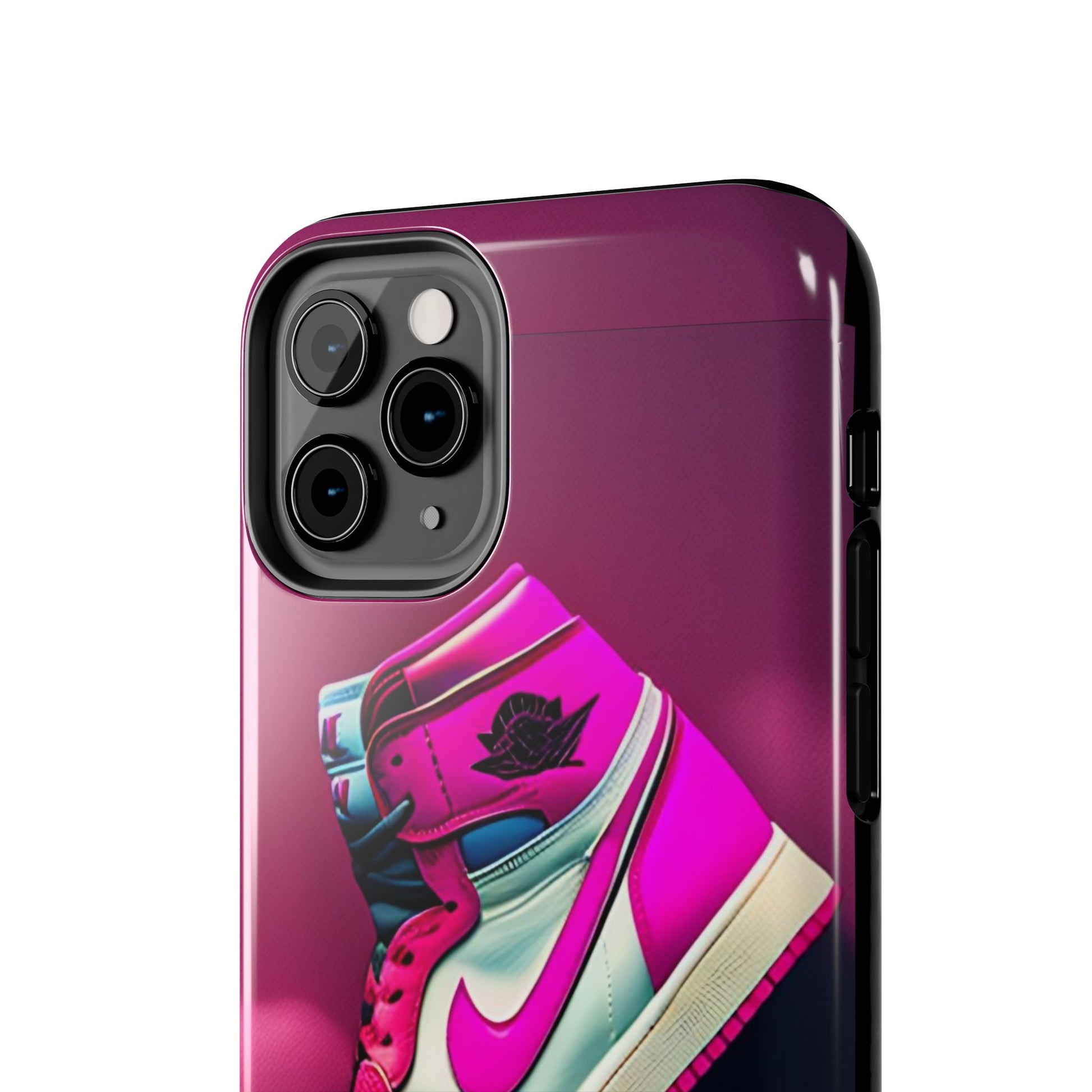 Pink Jordan Sneakers Phone Cases for iPhones & Samsung Phones