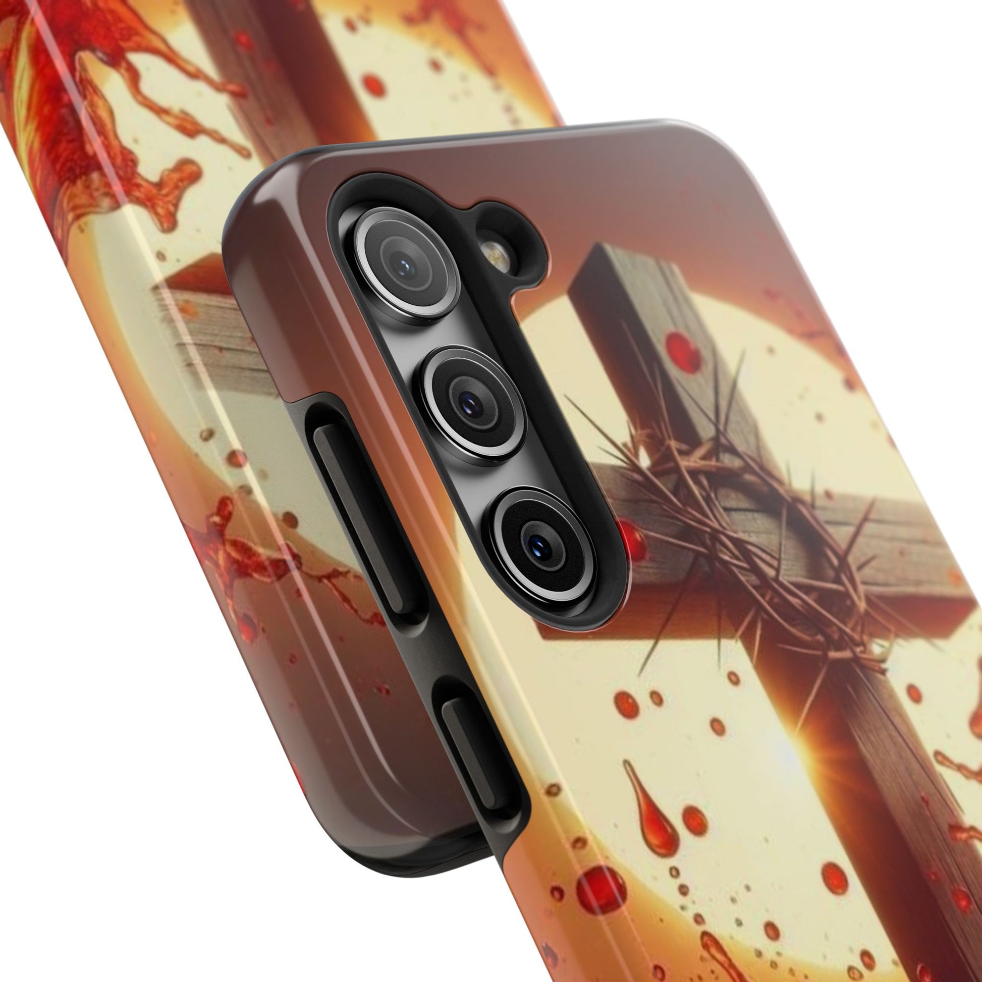 Blood of Christ Christian Theme Phone Cases for iPhones & Samsung Phones