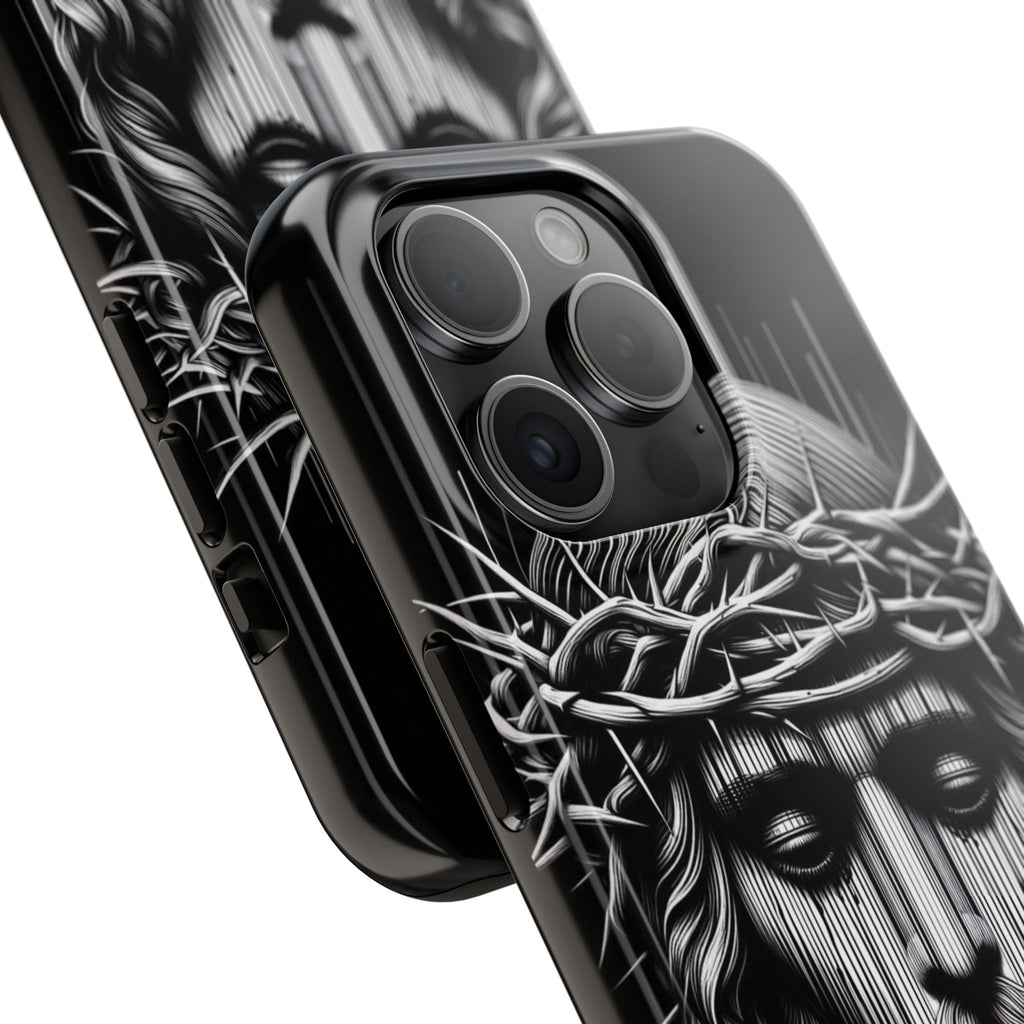 Jesus The King Crown Christian Phone Cases for iPhones & Samsung Phones