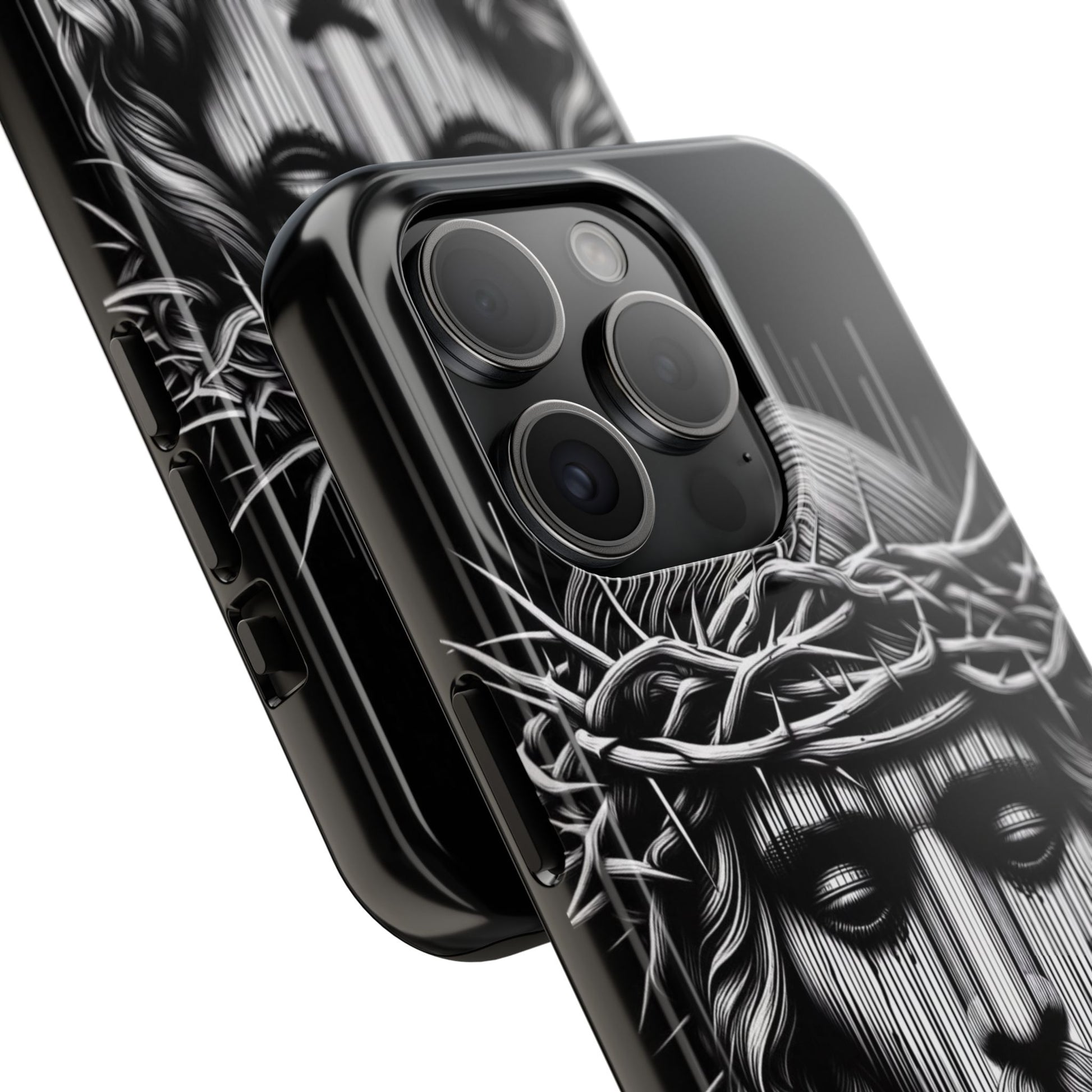 Jesus The King Crown Christian Phone Cases for iPhones & Samsung Phones