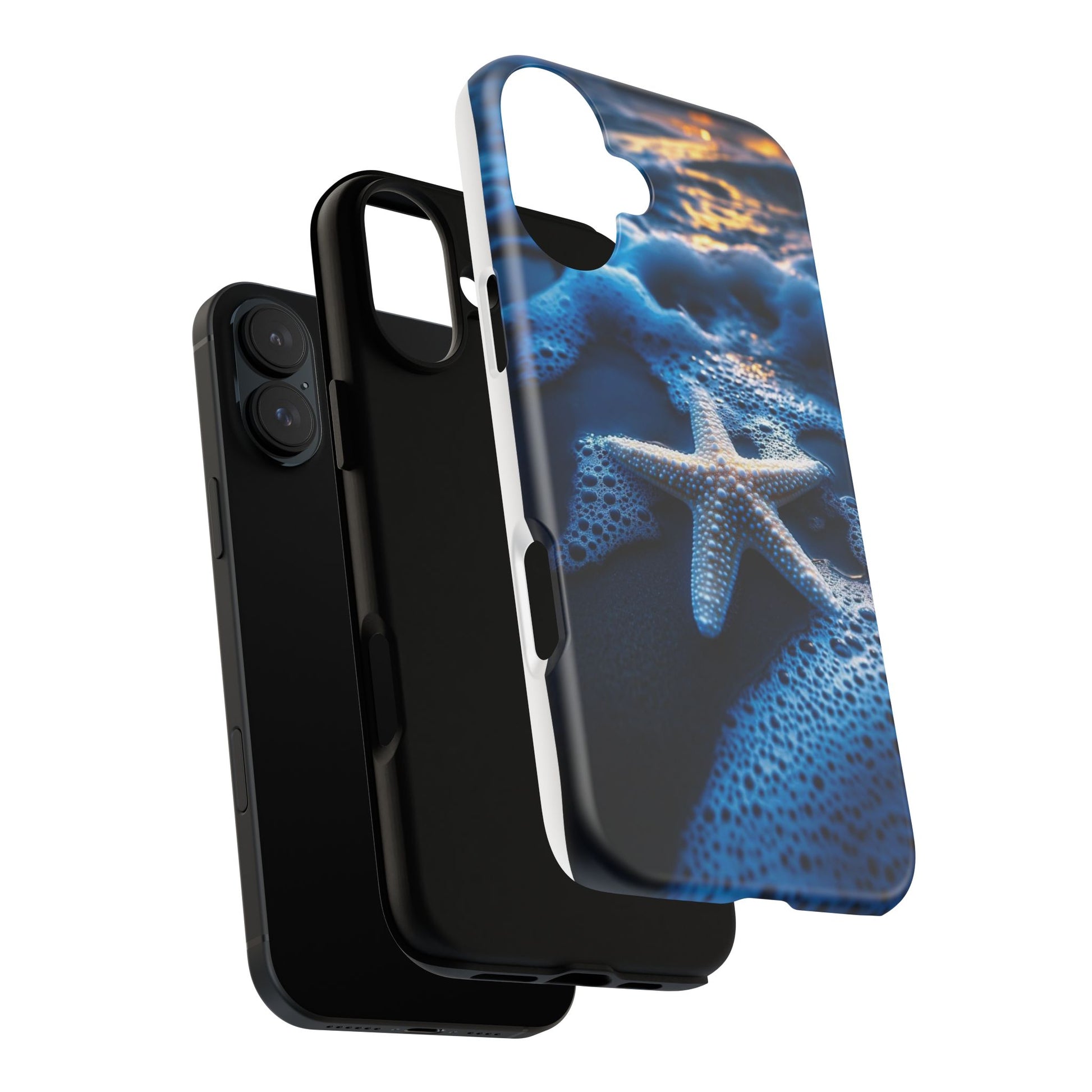 Starfish Beach Tough Cases for iPhones, Samsung, and Pixel