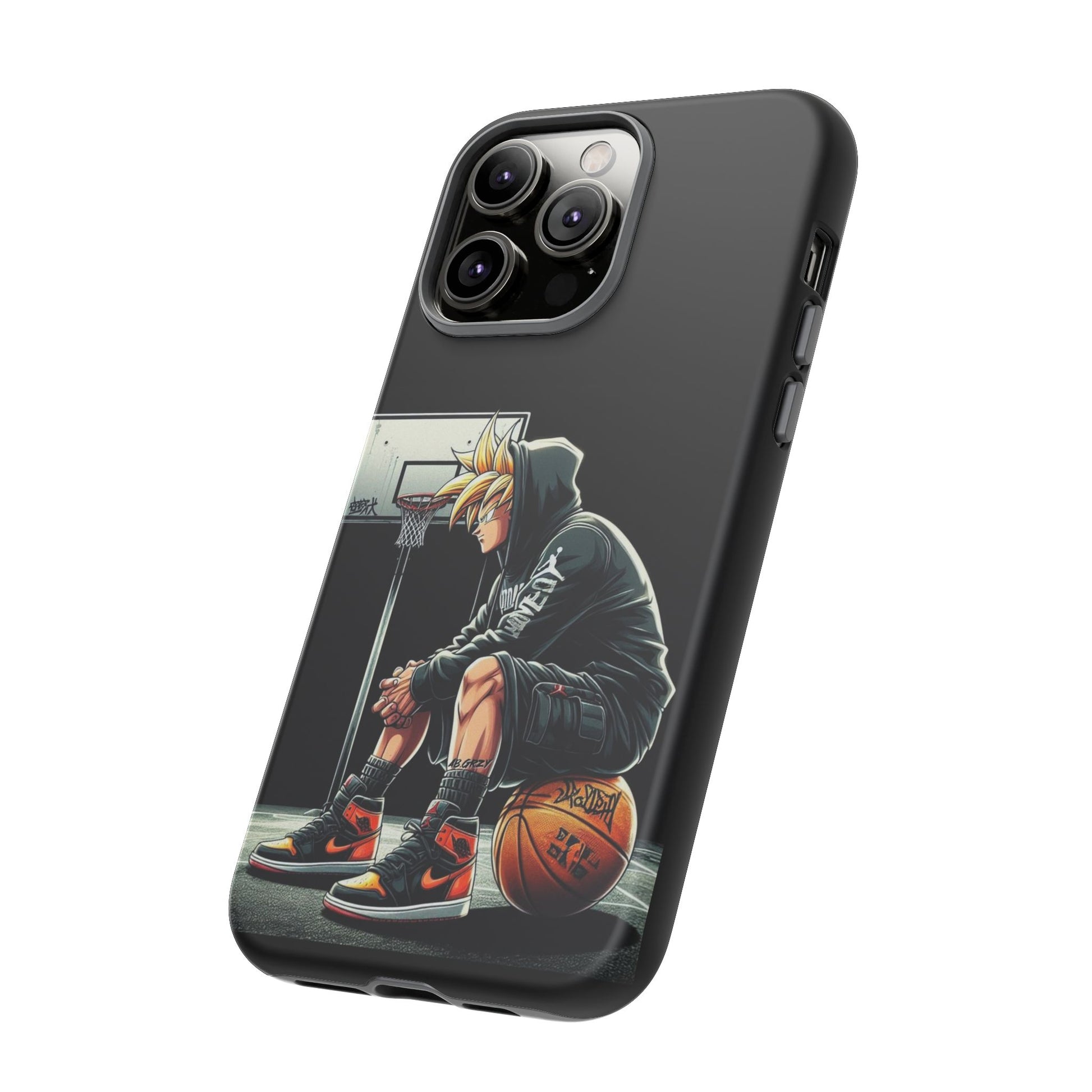 Son Goku Basketball Tough Cases for iPhones, Samsung, and Pixel