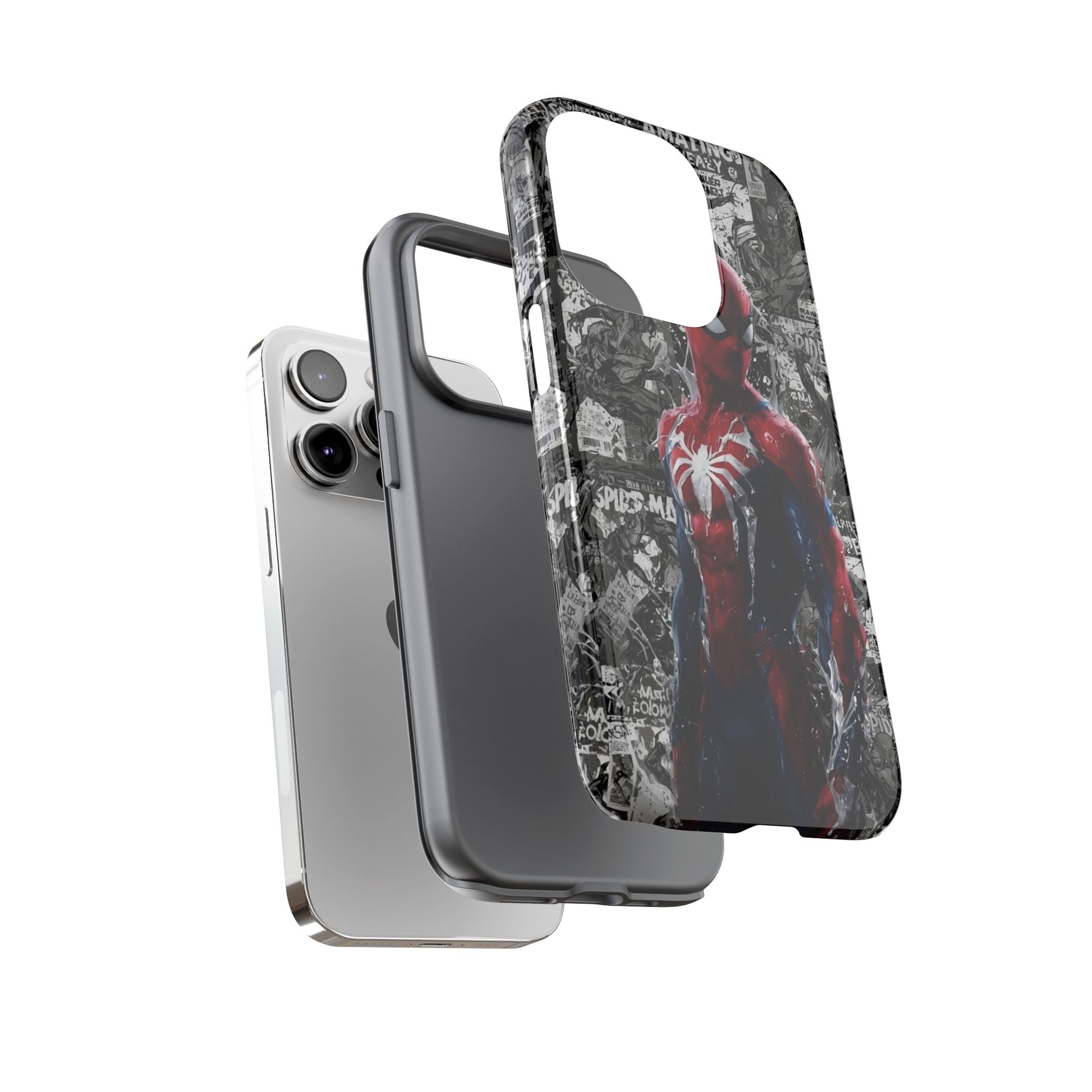 Spiderman Phone Case, Tough Cases for iPhones, Samsung, and Pixel
