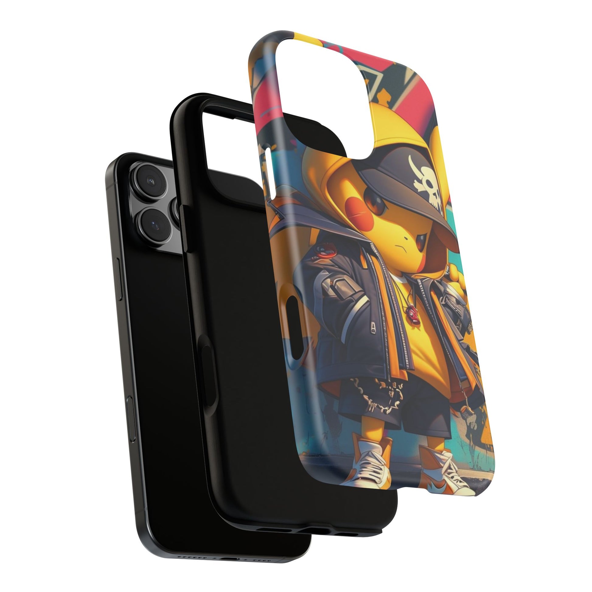 Cute Poke Bear Phone Case, Tough Cases for iPhones, Samsung, and Pixel
