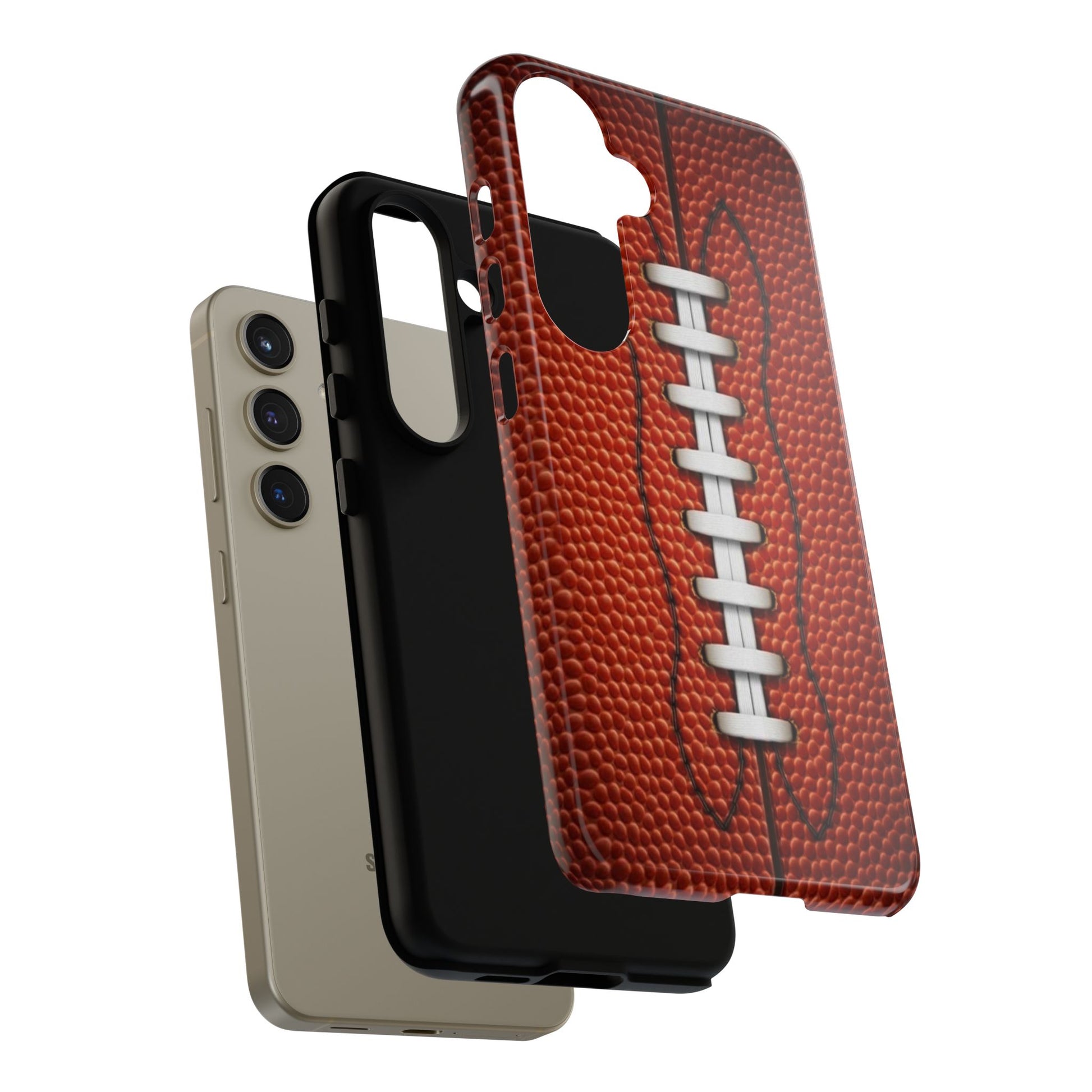 Football Pigskin Print Tough Cases for iPhones, Samsung, and Pixel