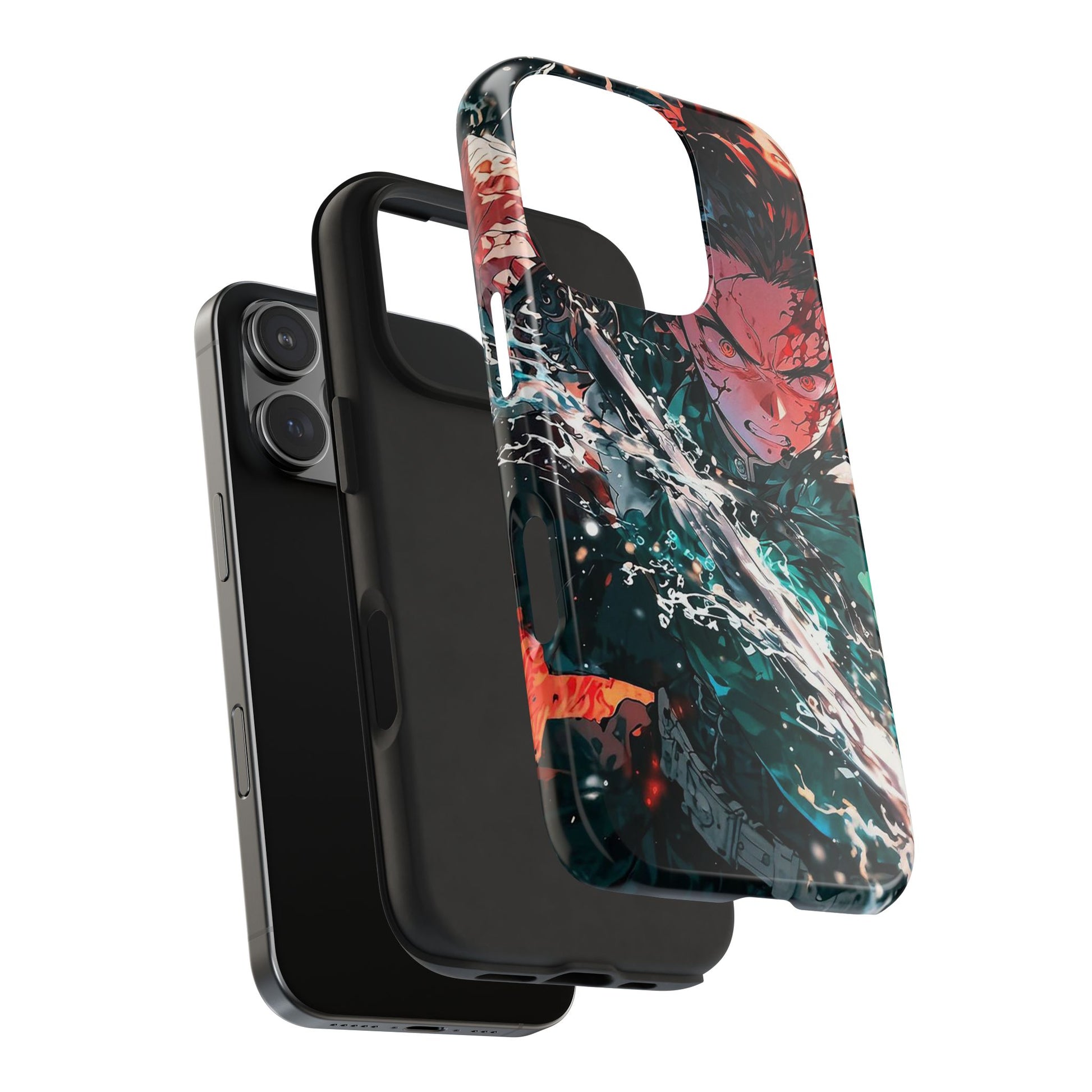 Demon Slayer Tanjiro Art Phone Case for iPhone & Samsung Galaxy Phones