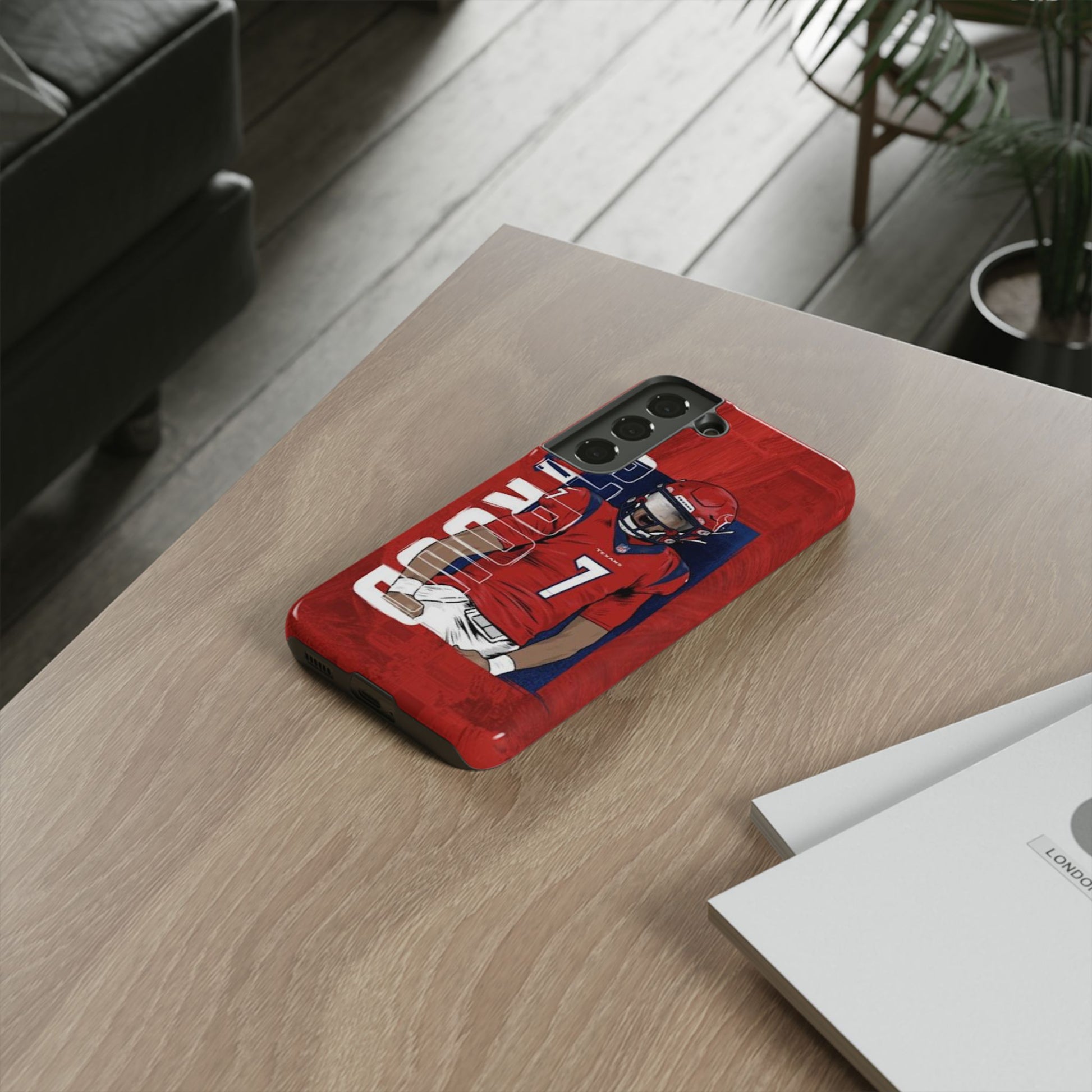 Houston Texans Football CJ Stroud Tough Cases for iPhones, Samsung, and Pixel