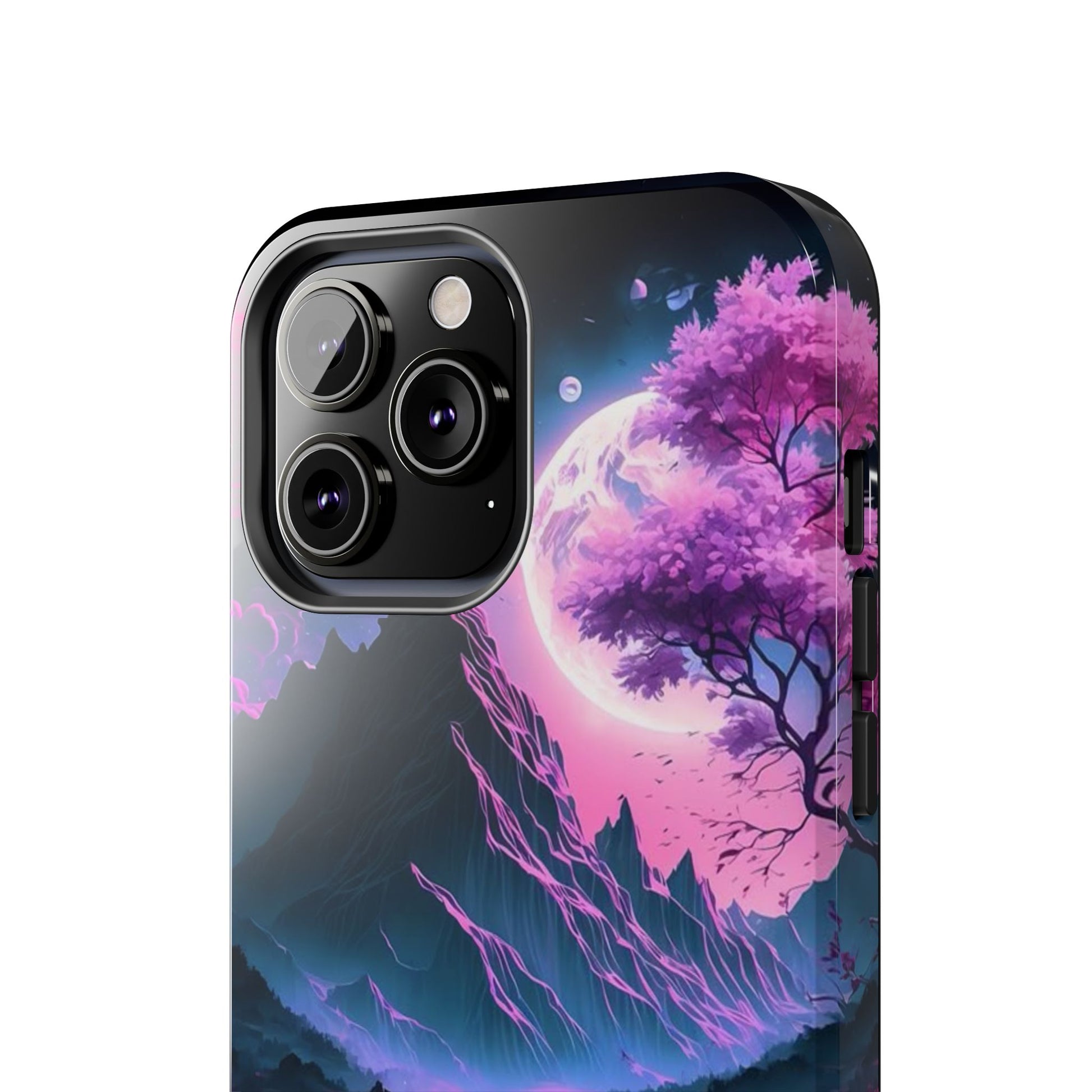 Cherry Blossoms in Japan Themed Tough Phone Cases for Iphones & Samsung Phones