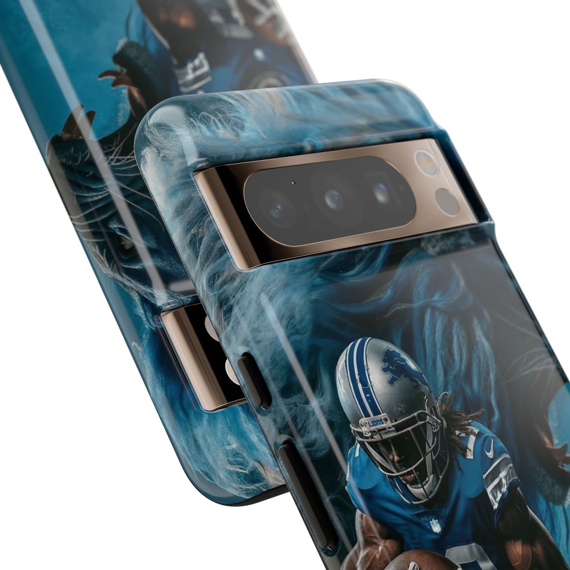 Detroit Lions Player Football Phone Case, Tough Cases for iPhones, Samsung, and Pixel