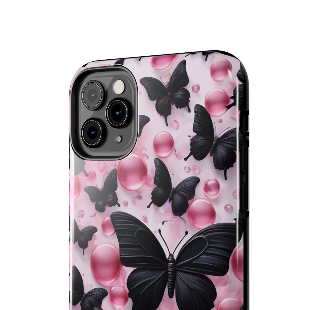 Pearls and Butterflies Theme Phone Cases for iPhones & Samsung Phones
