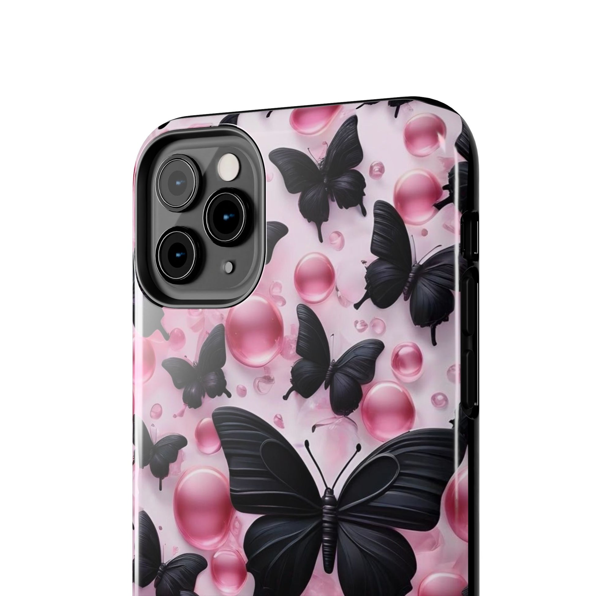 Pearls and Butterflies Theme Phone Cases for iPhones & Samsung Phones