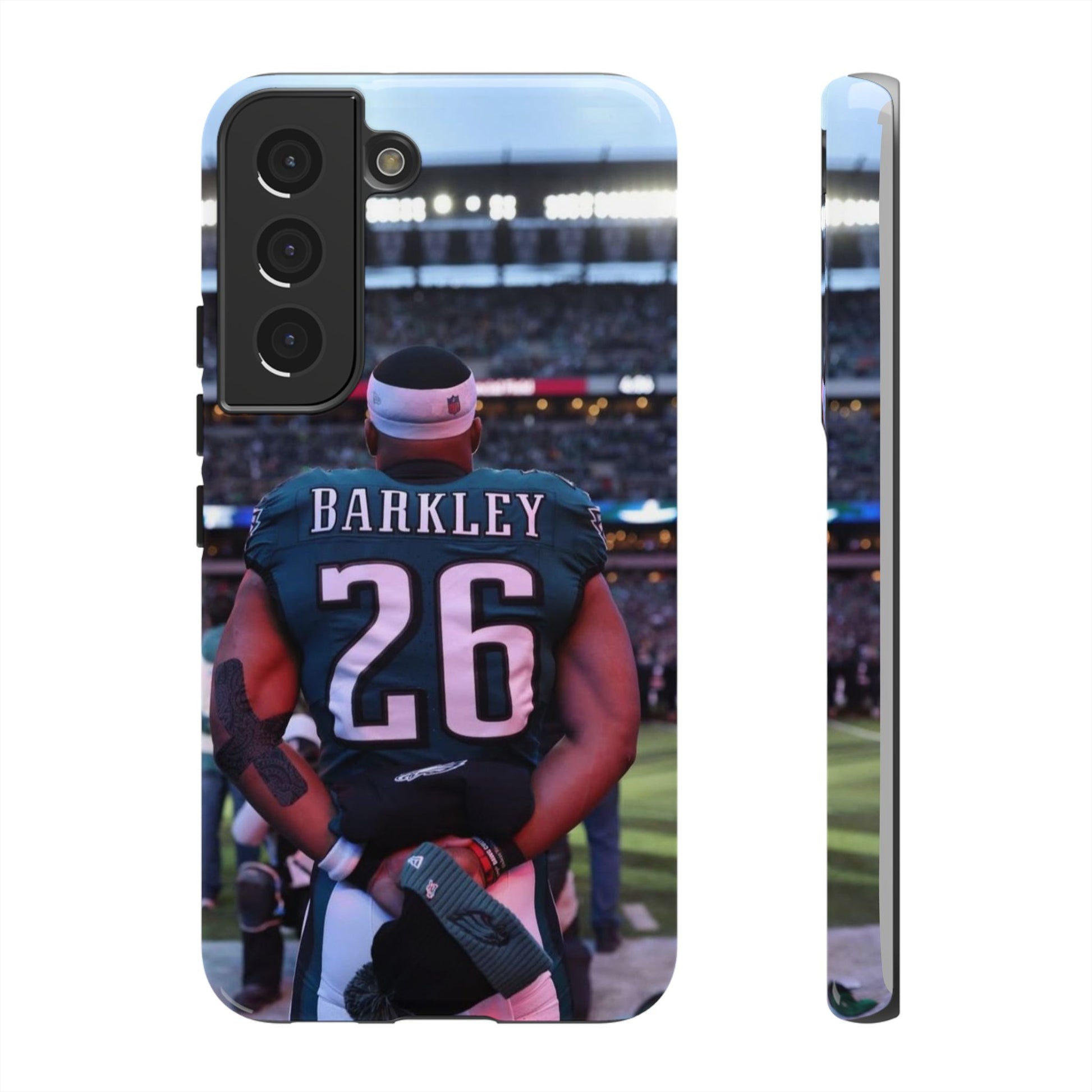 Eagles Football Saquon Barkley Tough Cases for iPhones, Samsung, and Pixel