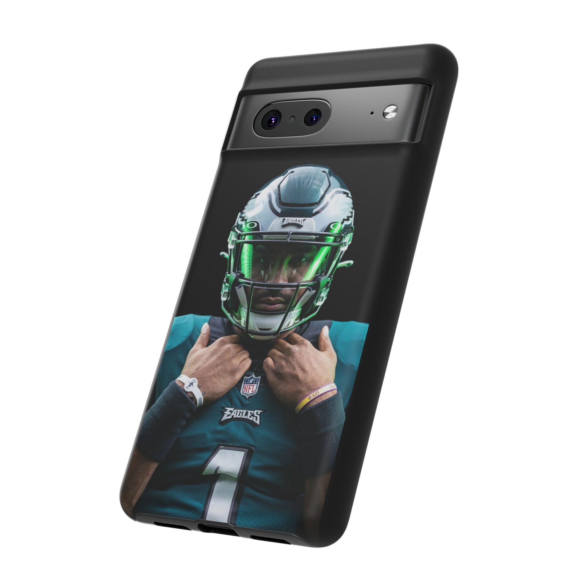 Eagles Football Jalen Hurts Tough Cases for iPhones, Samsung, and Pixel