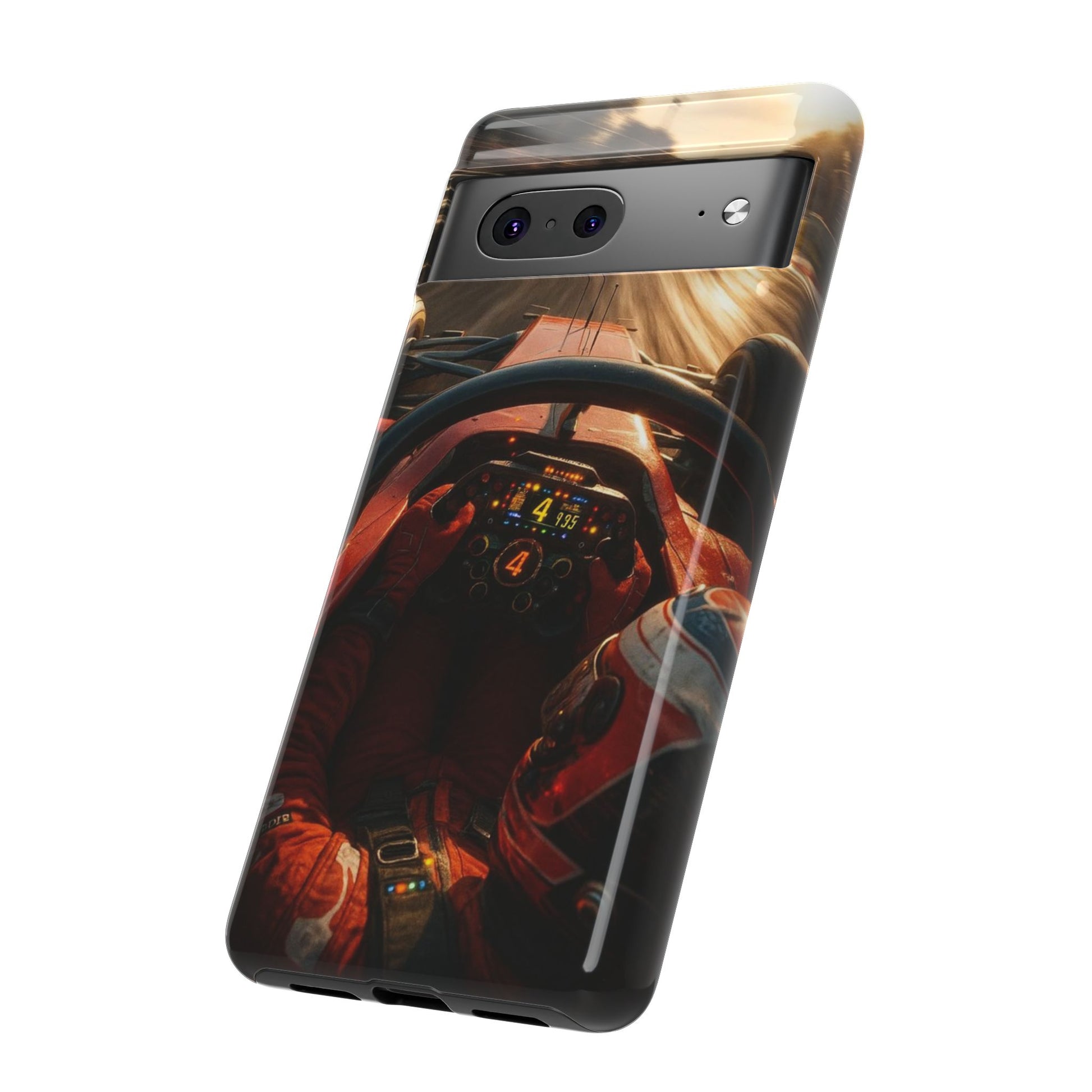 Formula 1 Cockpit Phone Case, Tough Cases for iPhones, Samsung, and Pixel