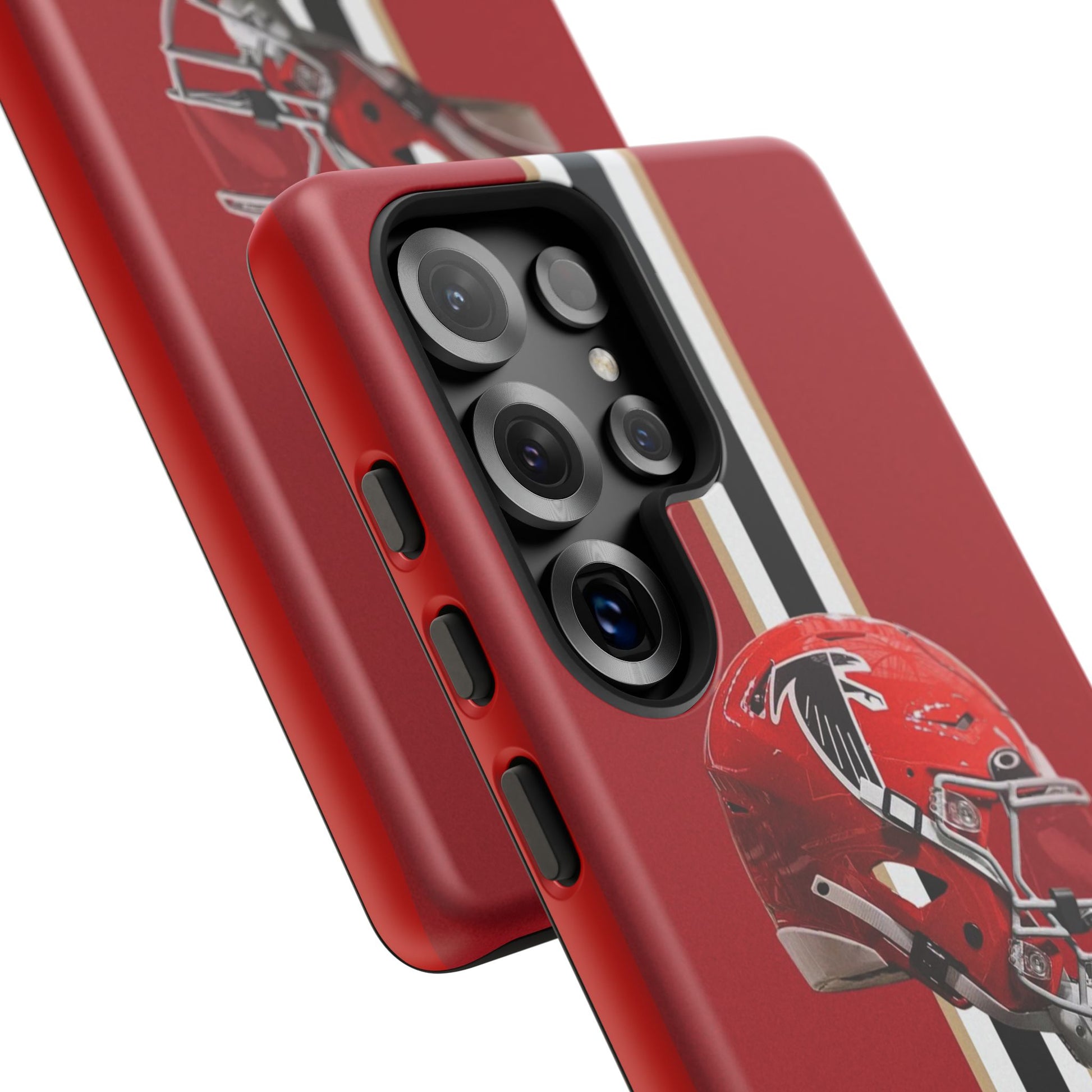 Atlanta Falcons Football Helmet Logo Tough Cases for iPhones, Samsung, and Pixel