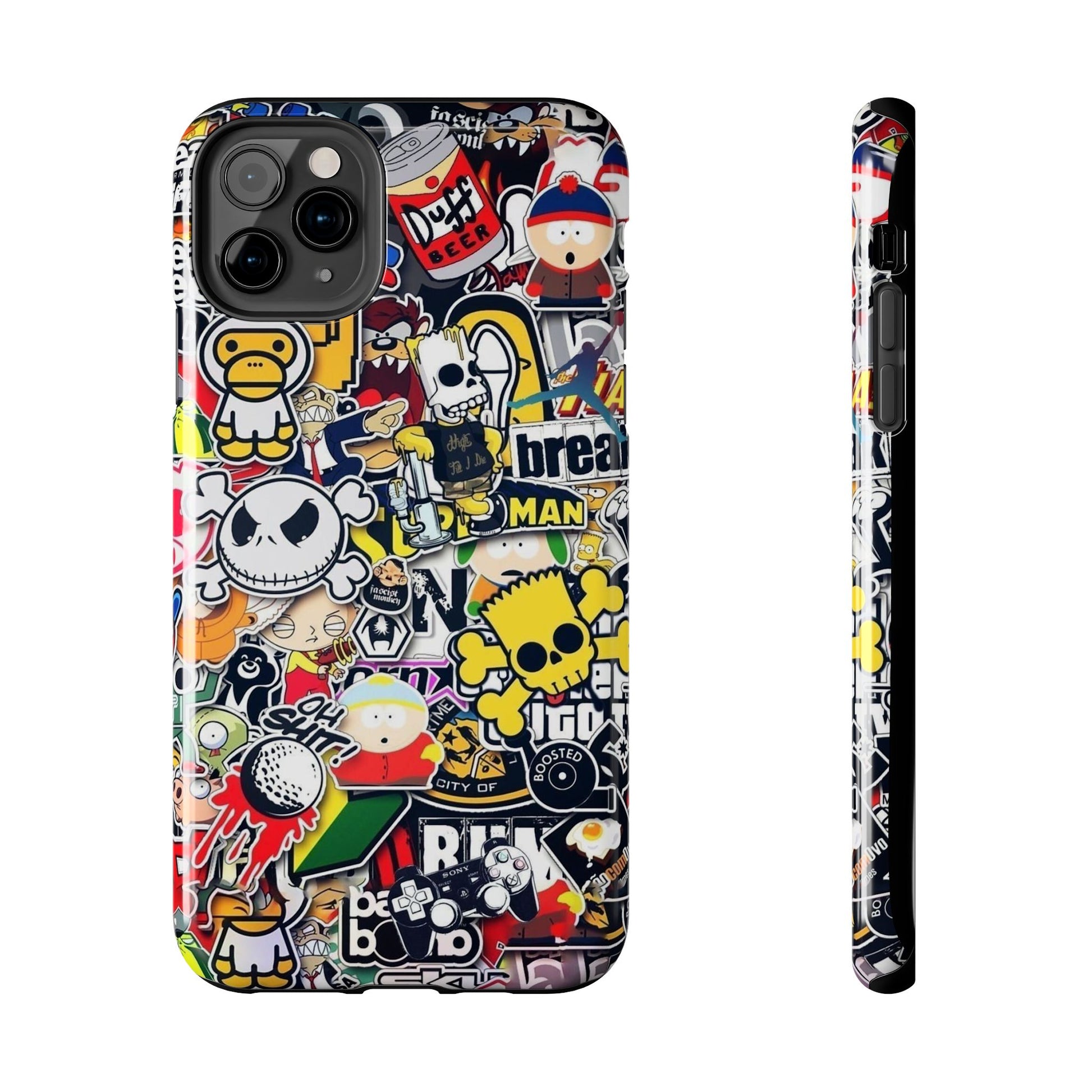 Sticker Bomb Theme Phone Case for iPhone & Samsung Galaxy Phones
