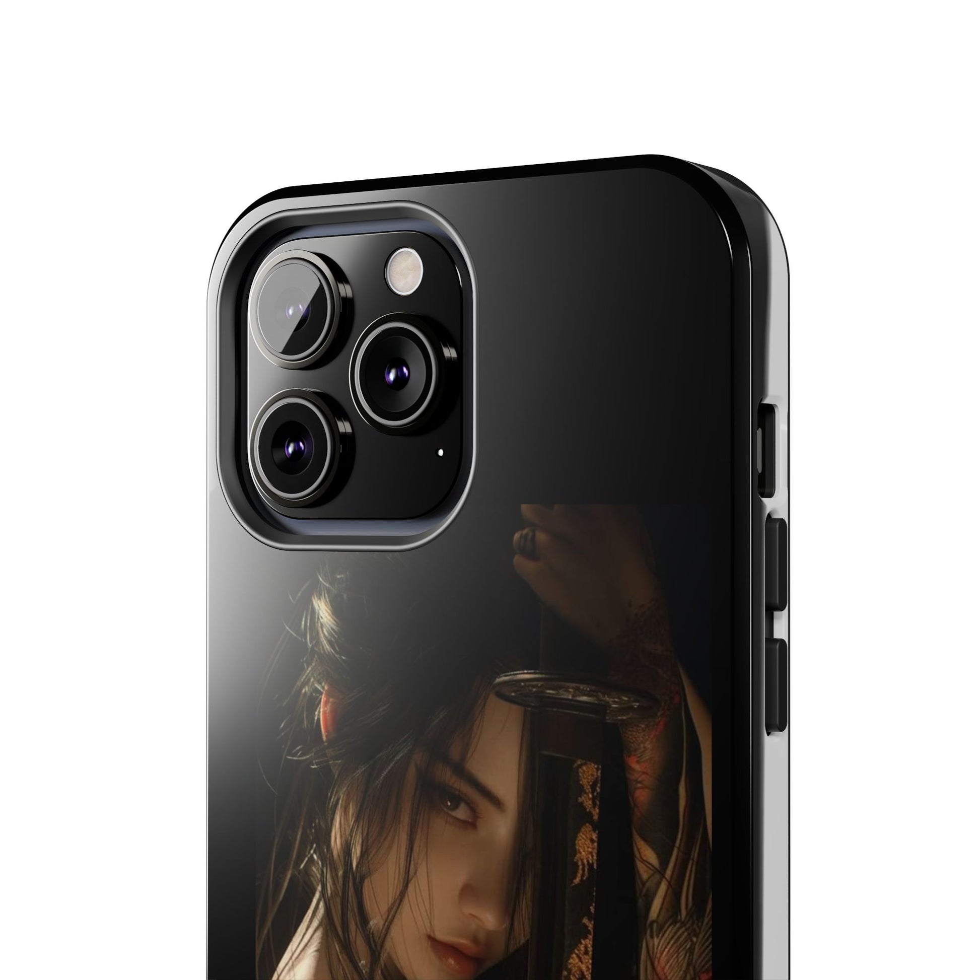Samurai Female Warrior Design Phone Cases for iPhone & Samsung Galaxy Phones