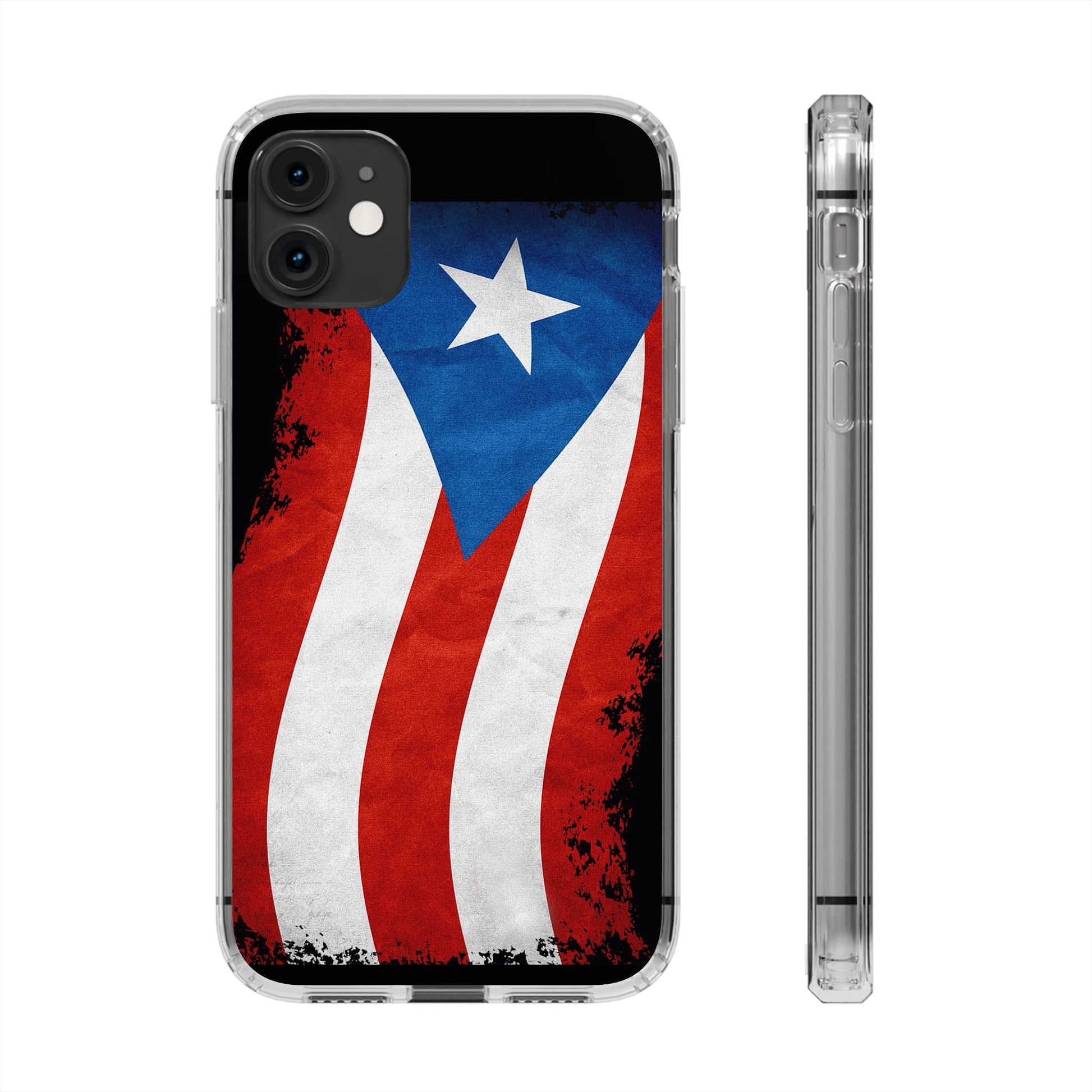 Puerto Rican Flag Art Inspired Iphone and Samsung Protective case
