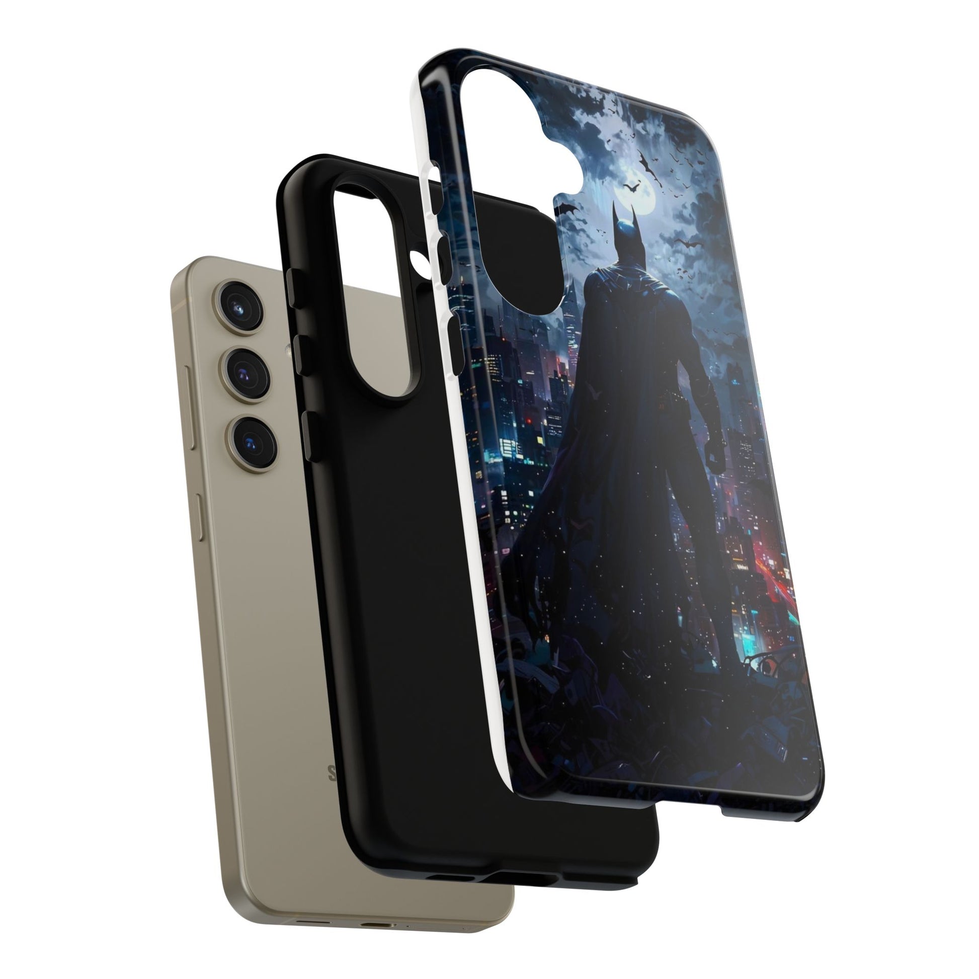 Gotham City Batman Tough Cases for iPhones, Samsung, and Pixel