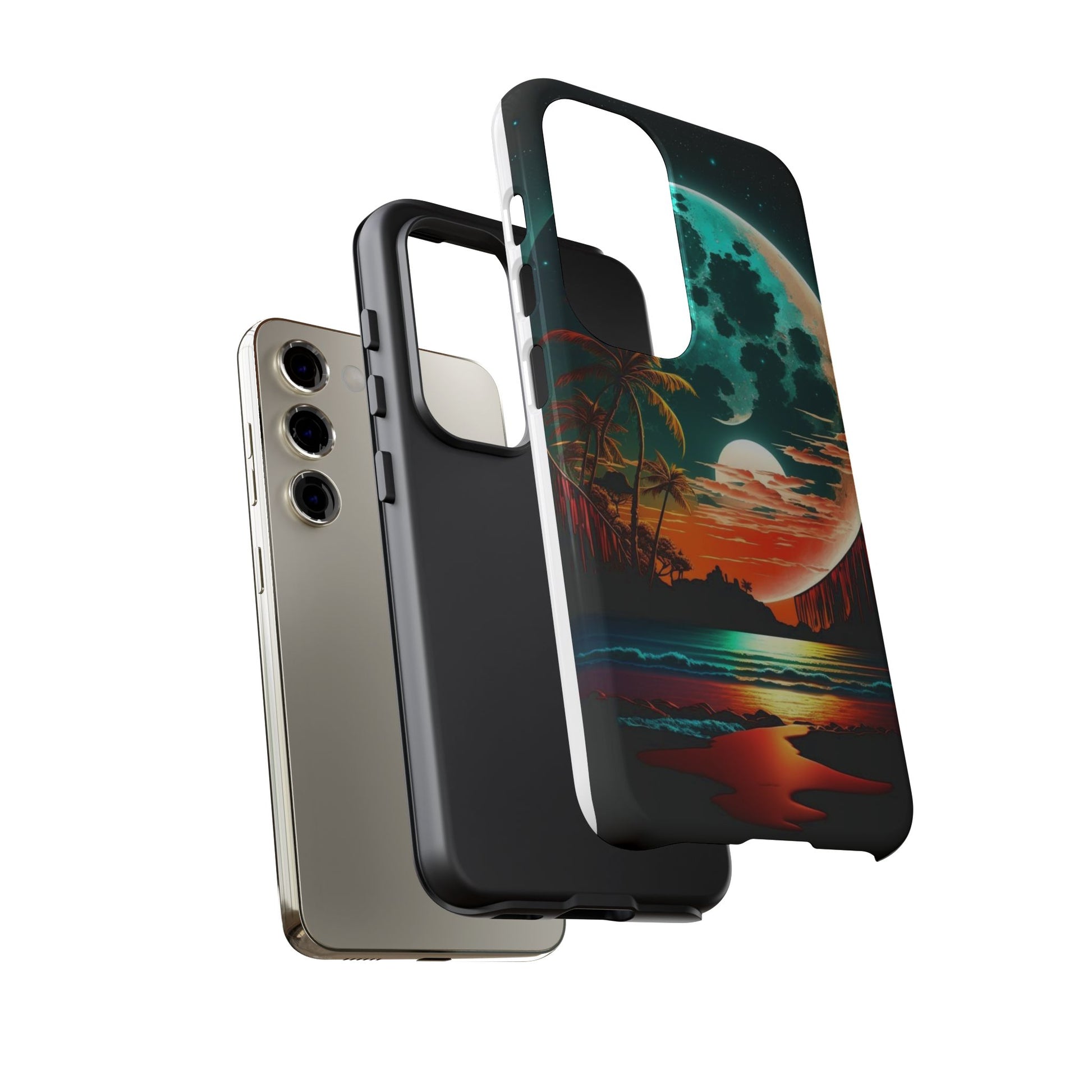 Fantasy Beach Sunset Landscape Phone Case for iPhone, Samsung Galaxy, & Pixel Phones