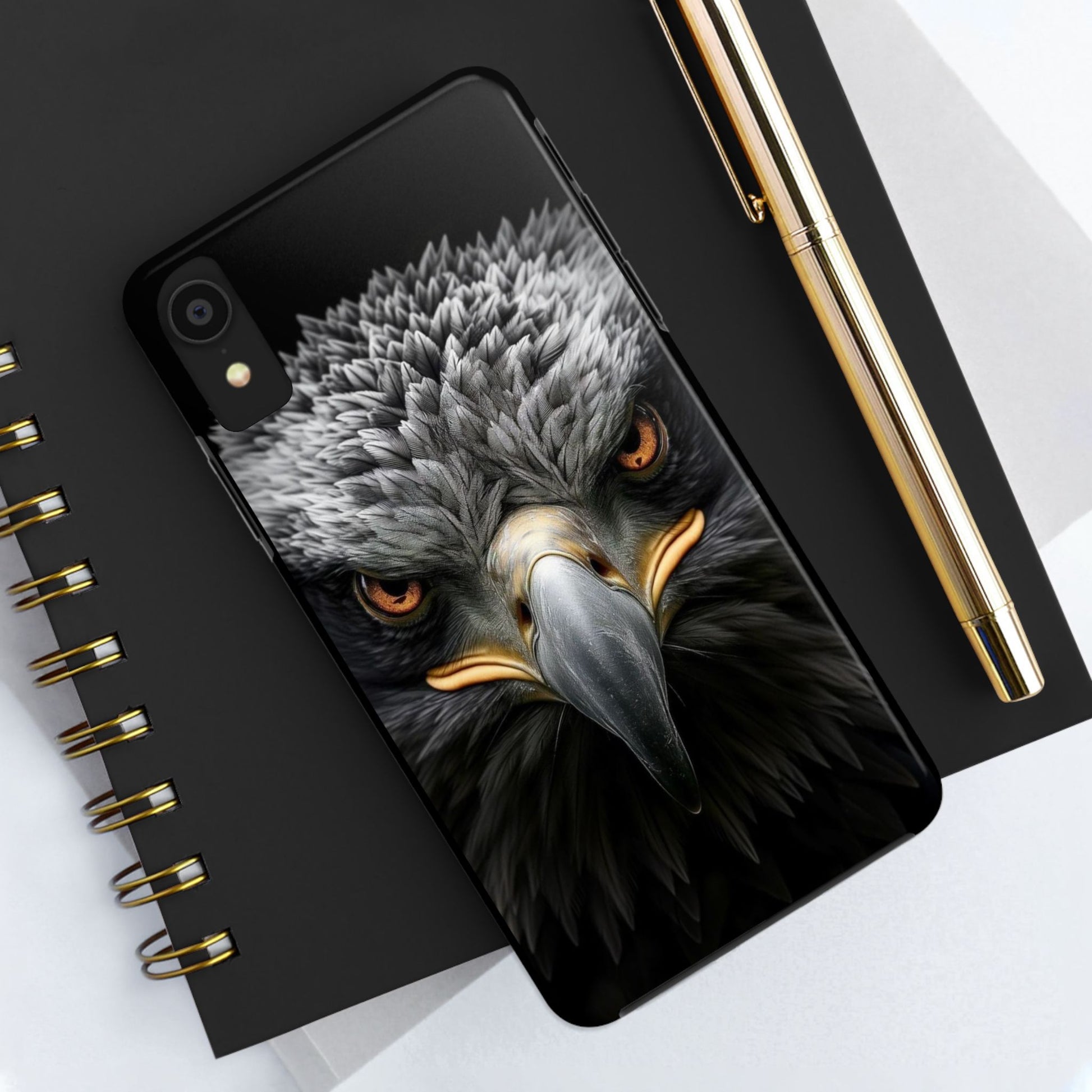 Mean Eagle Stare Theme Phone Cases for iPhones & Samsung Phones