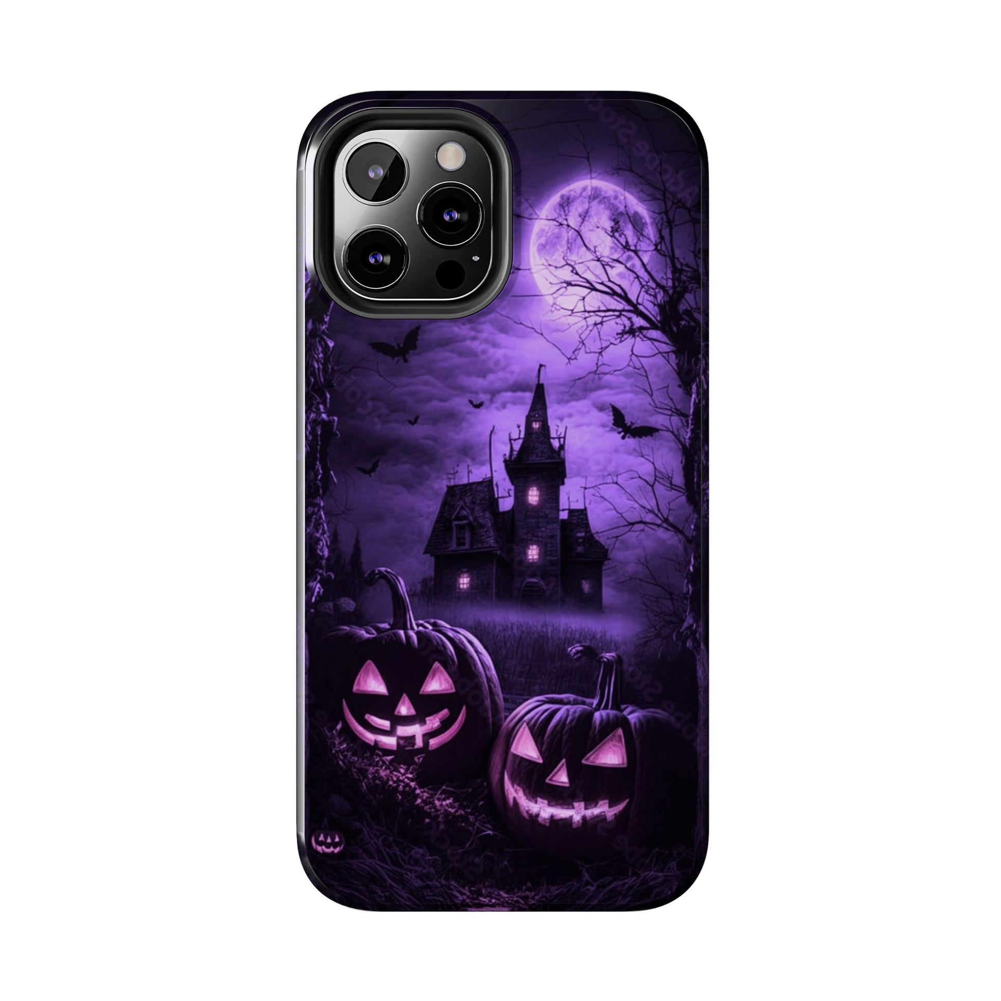 Haunted House Halloween Theme Phone Cases for iPhones & Samsung Phones