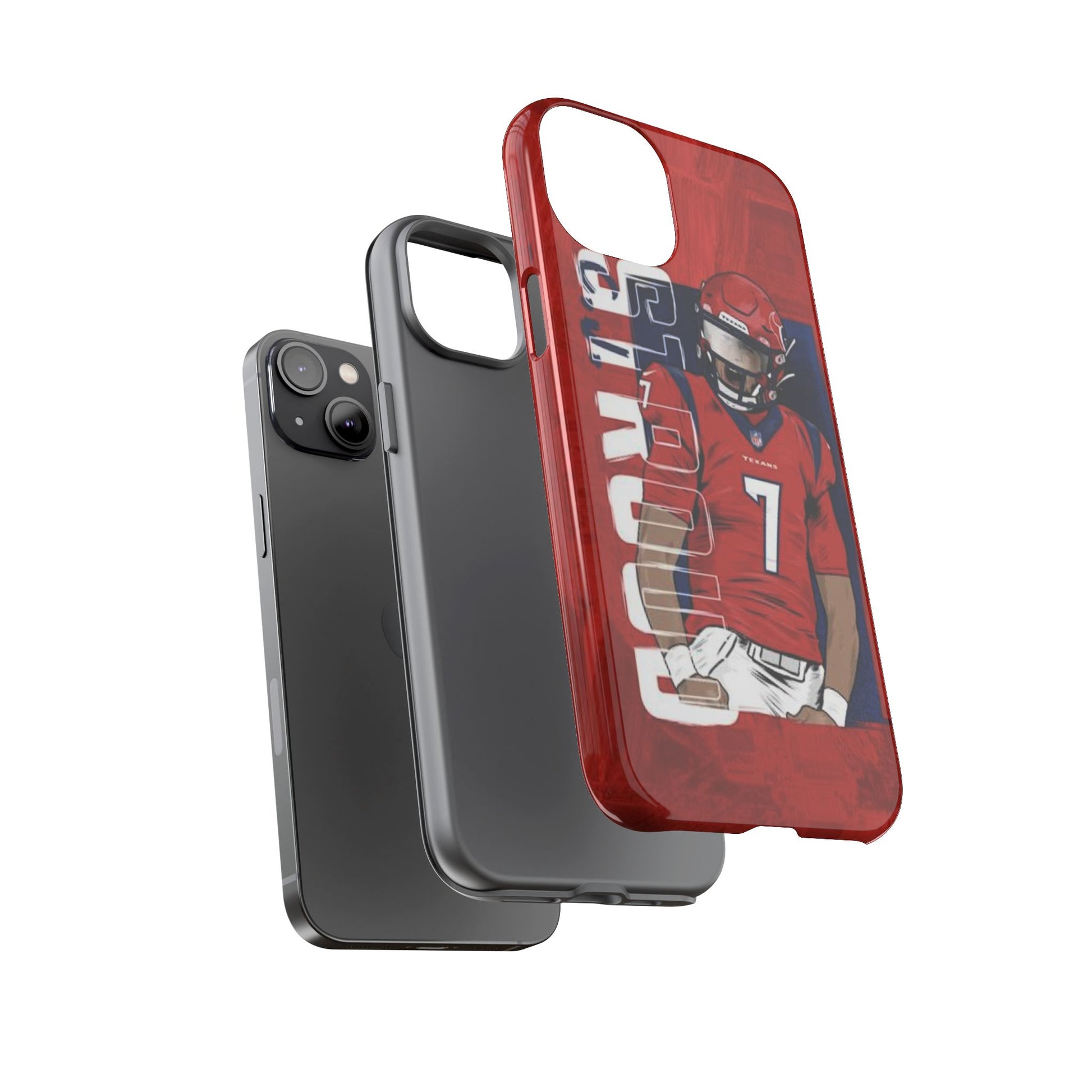 Houston Texans Football CJ Stroud Tough Cases for iPhones, Samsung, and Pixel