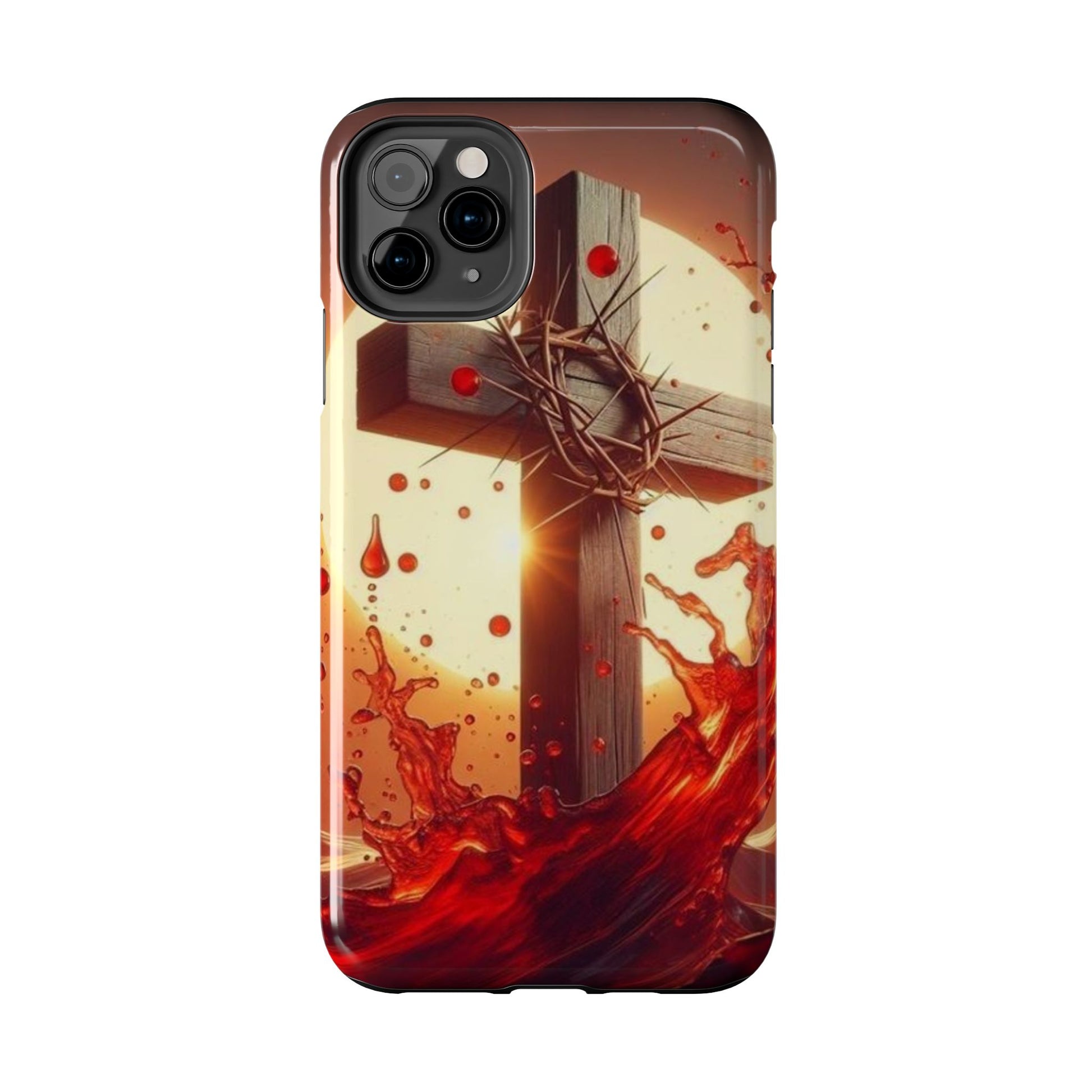 Blood of Christ Christian Theme Phone Cases for iPhones & Samsung Phones