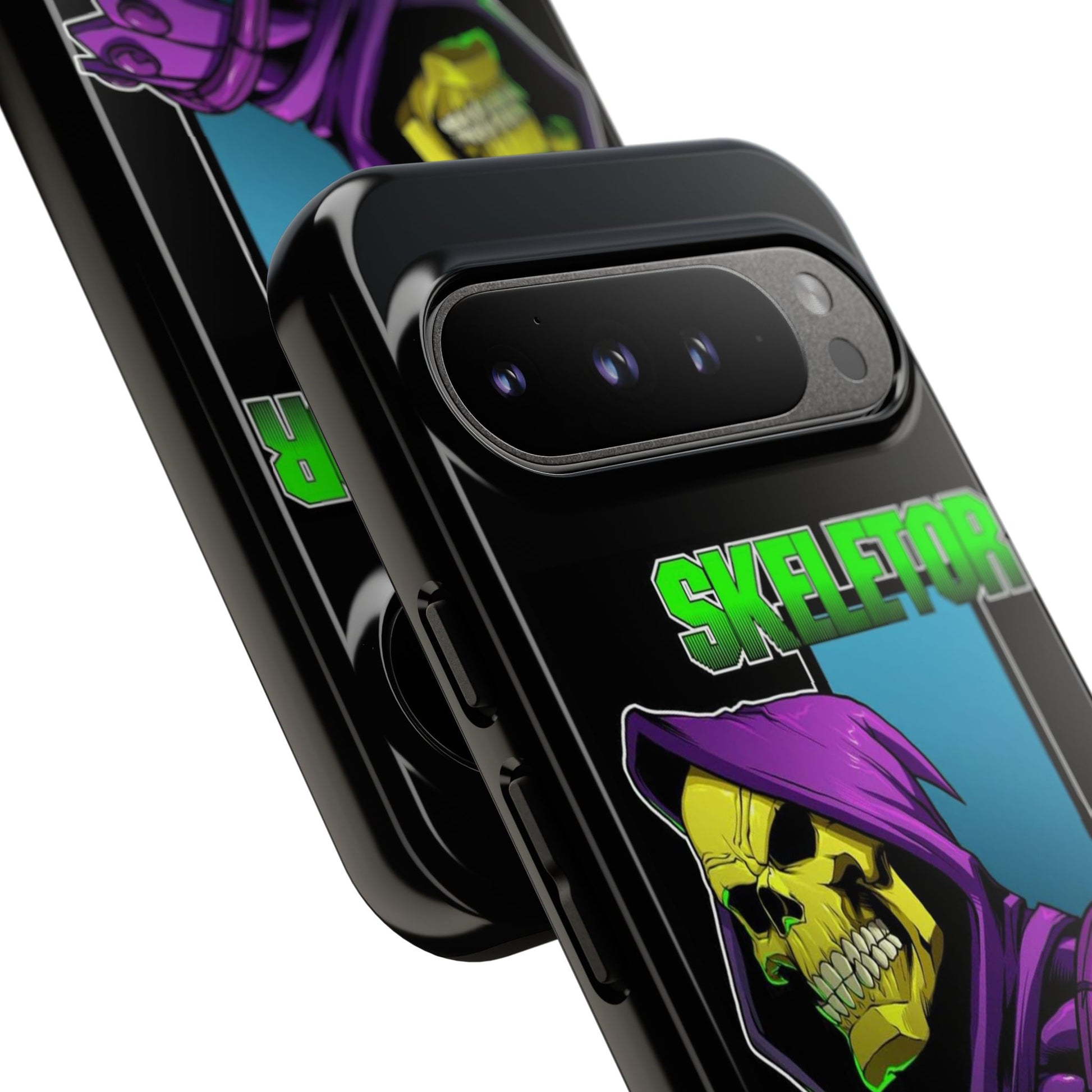 Skeletor Tough Cases for iPhones, Samsung, and Pixel
