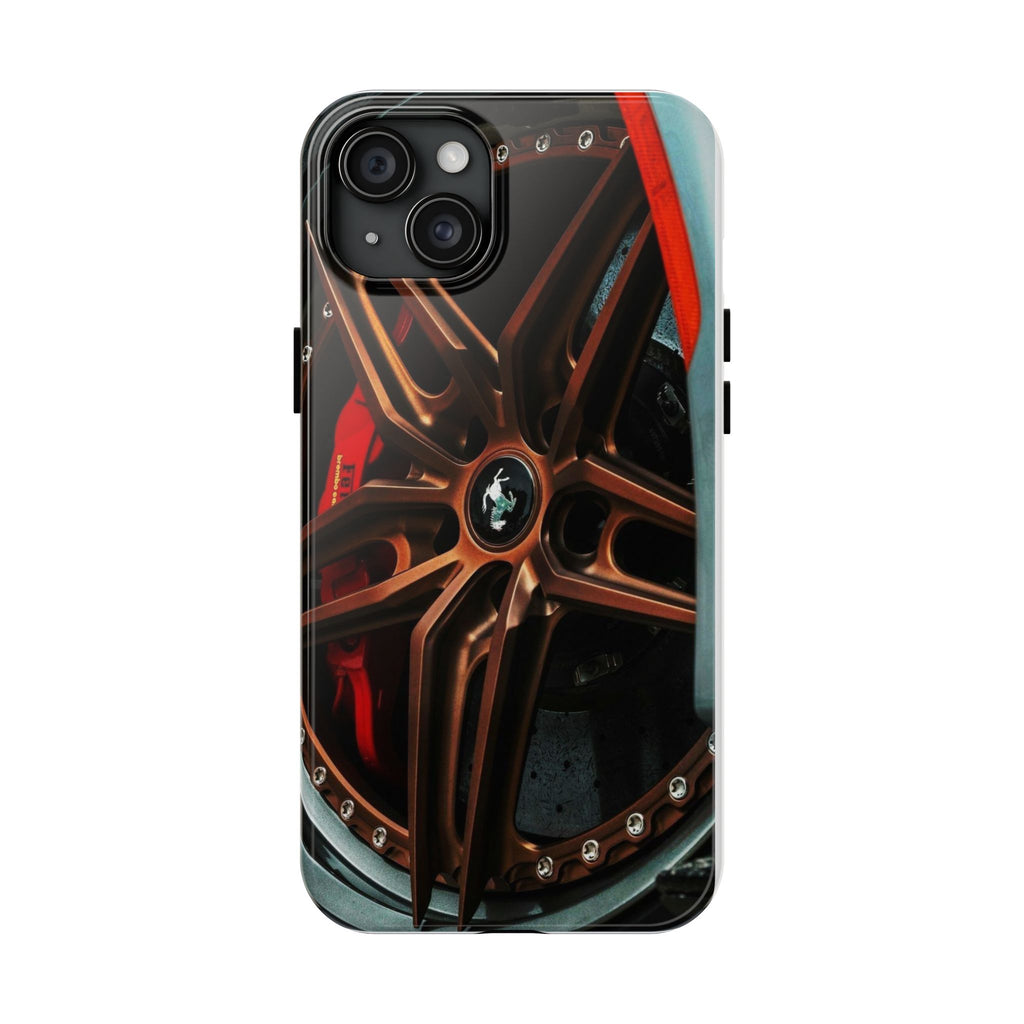 Sports Car Racing Wheel tough Phone Cases for Iphones & Samsung Durable