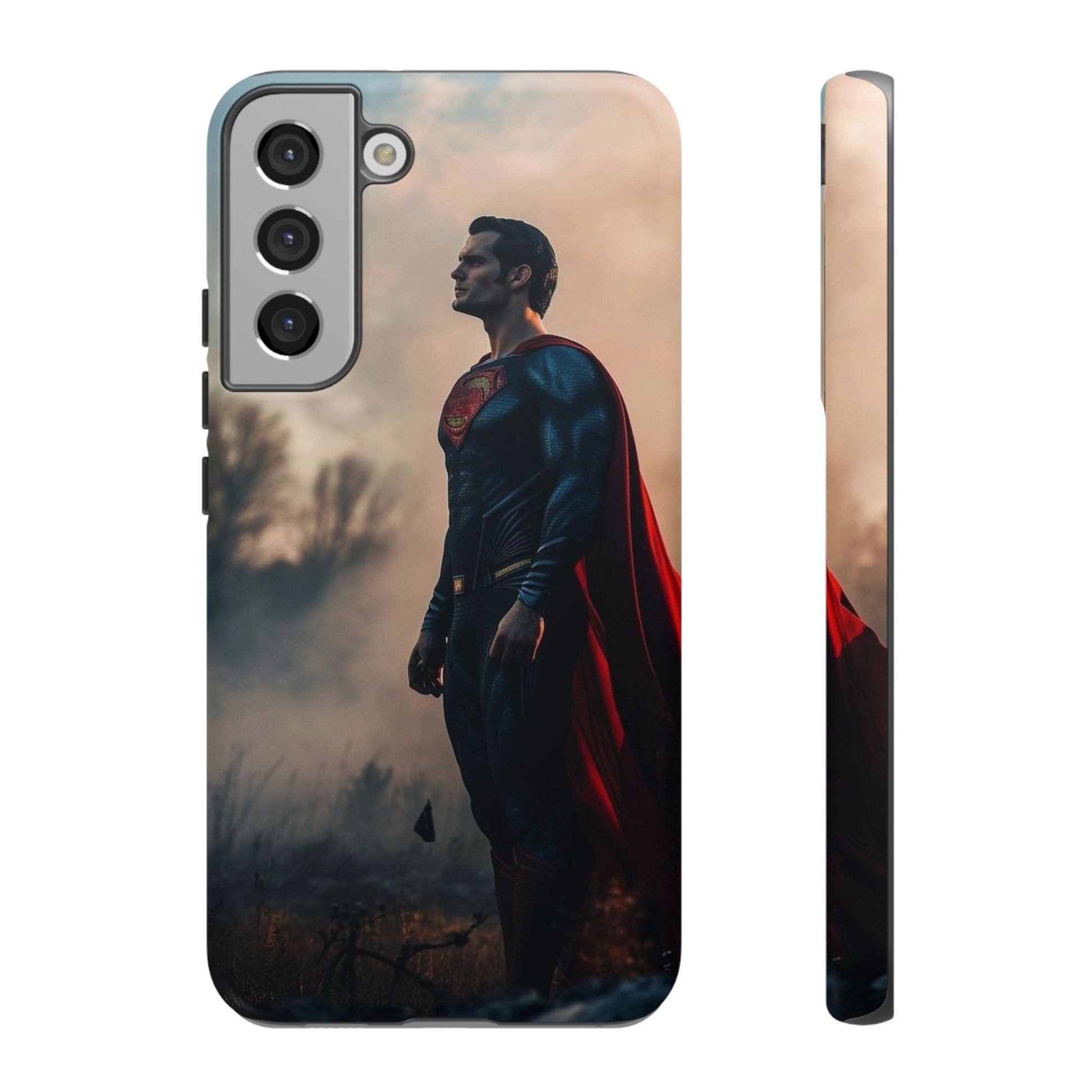 Henry Cavil Superman Tough Cases for iPhones, Samsung, and Pixel