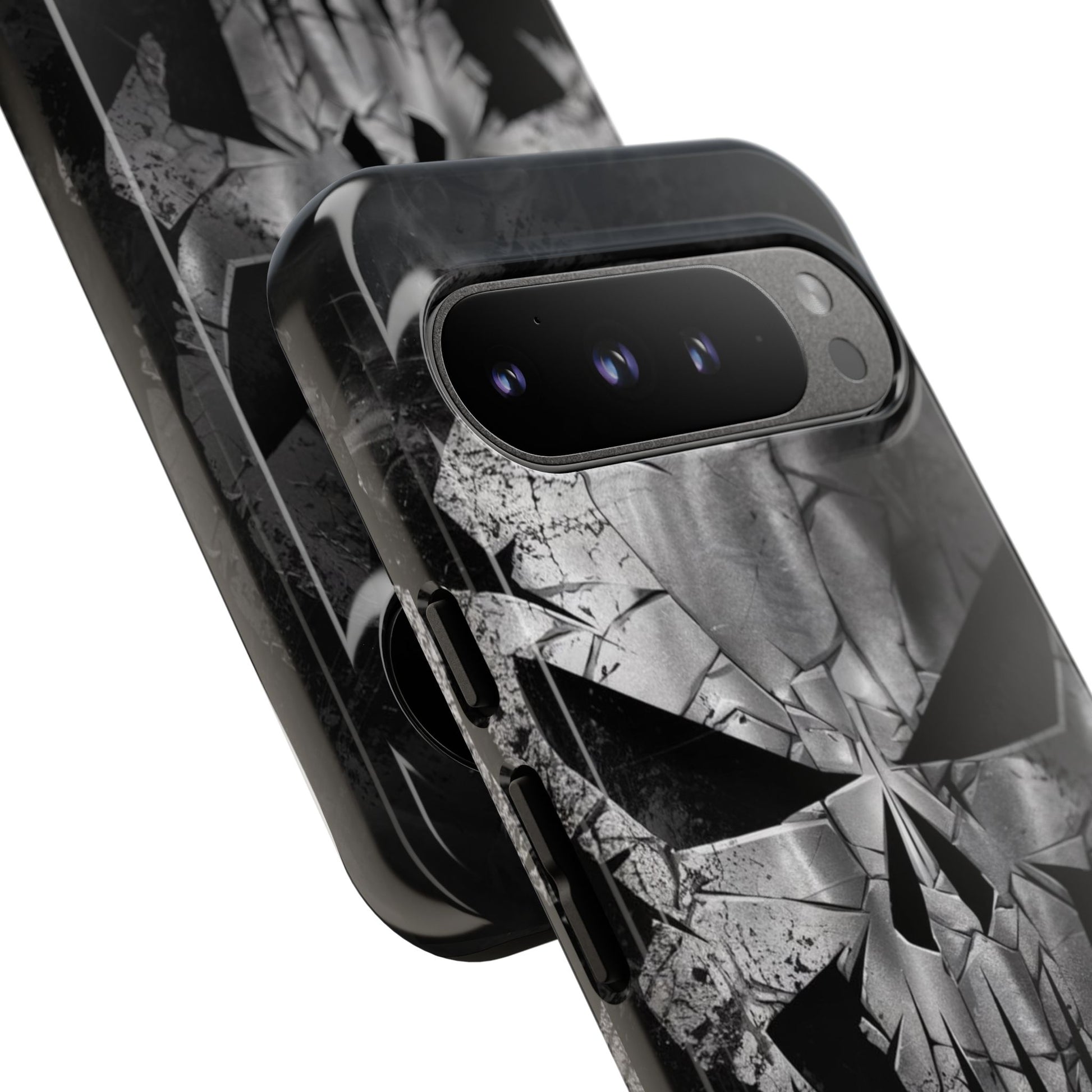 The Punisher Logo Art Tough Cases for iPhones, Samsung, and Pixel