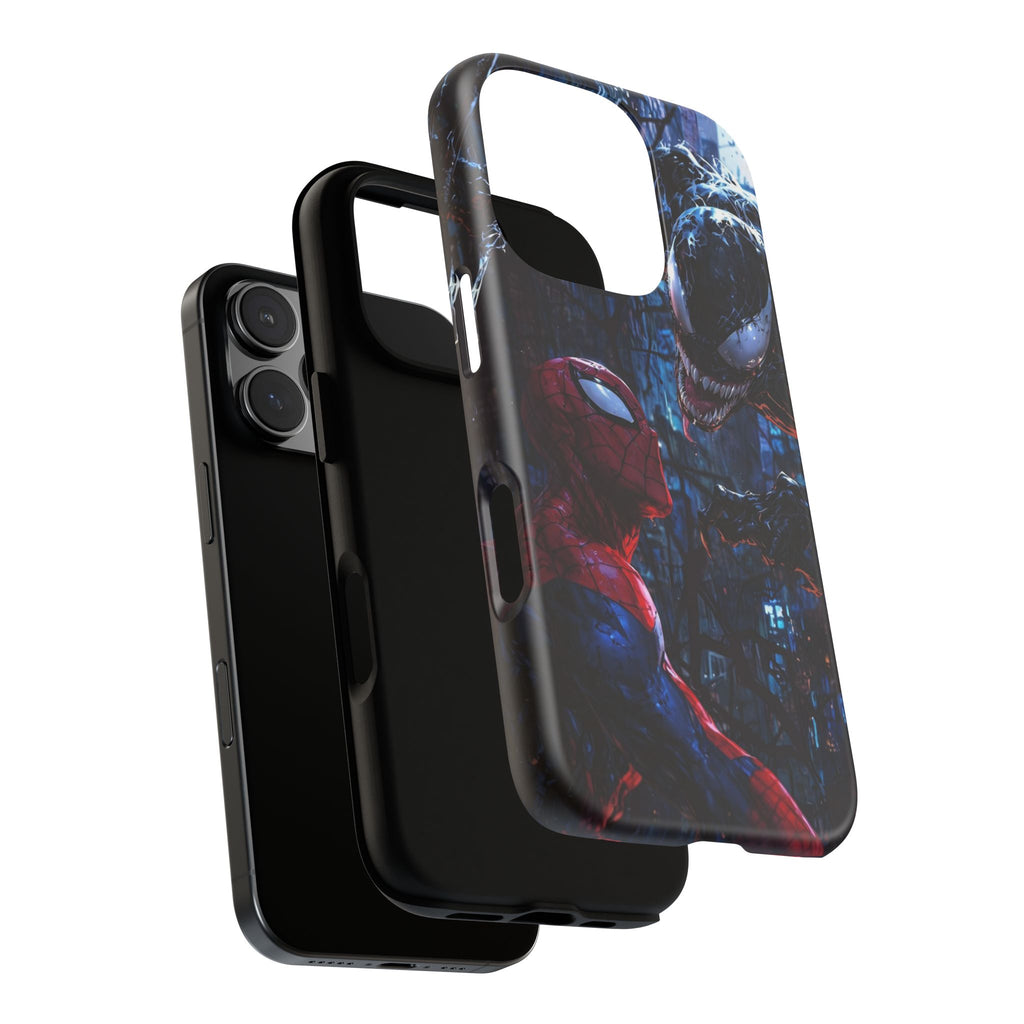 Venom x Spiderman Phone Case, Tough Cases for iPhones, Samsung, and Pixel
